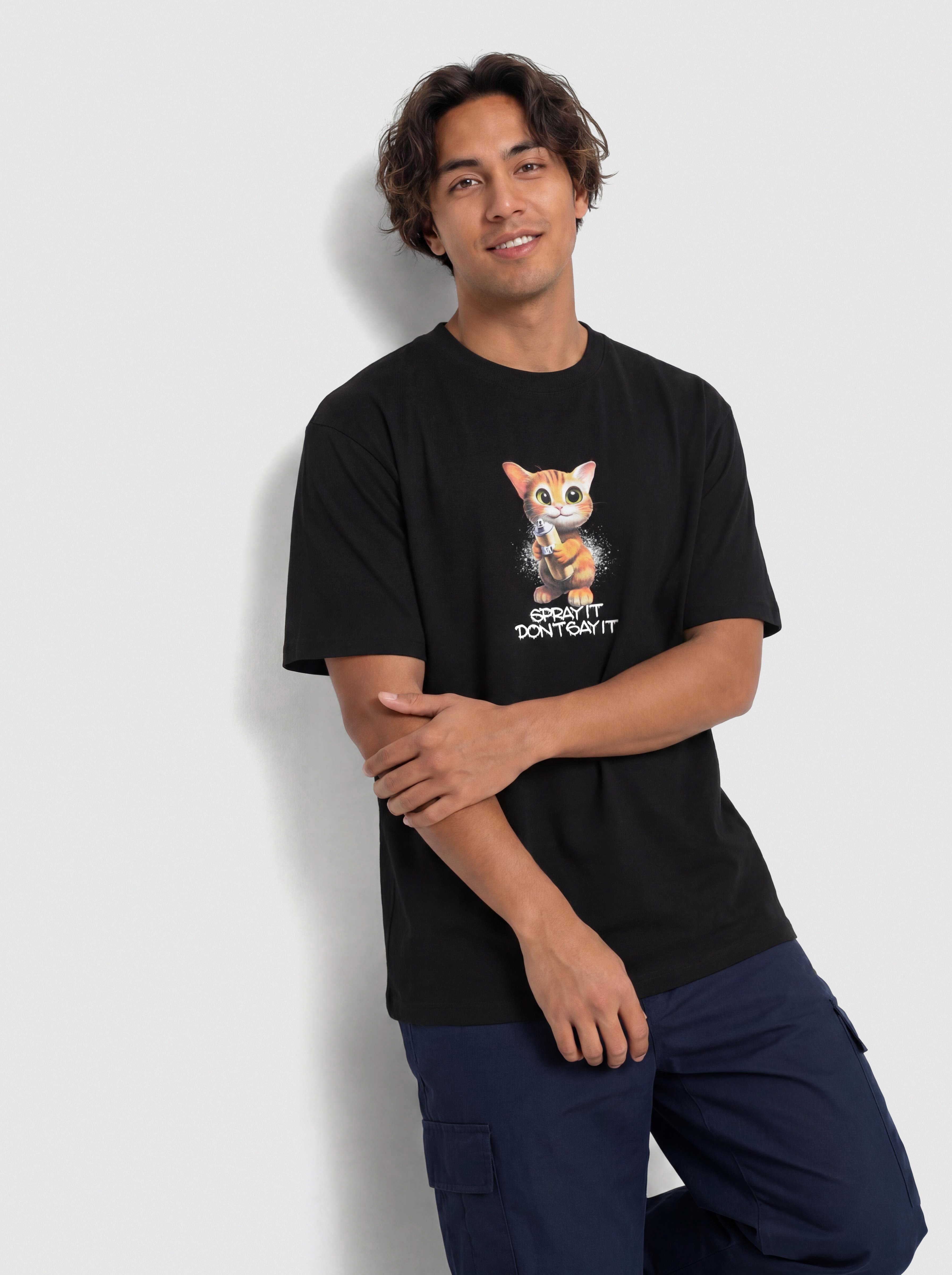 Tričko HUF Spray It (black)