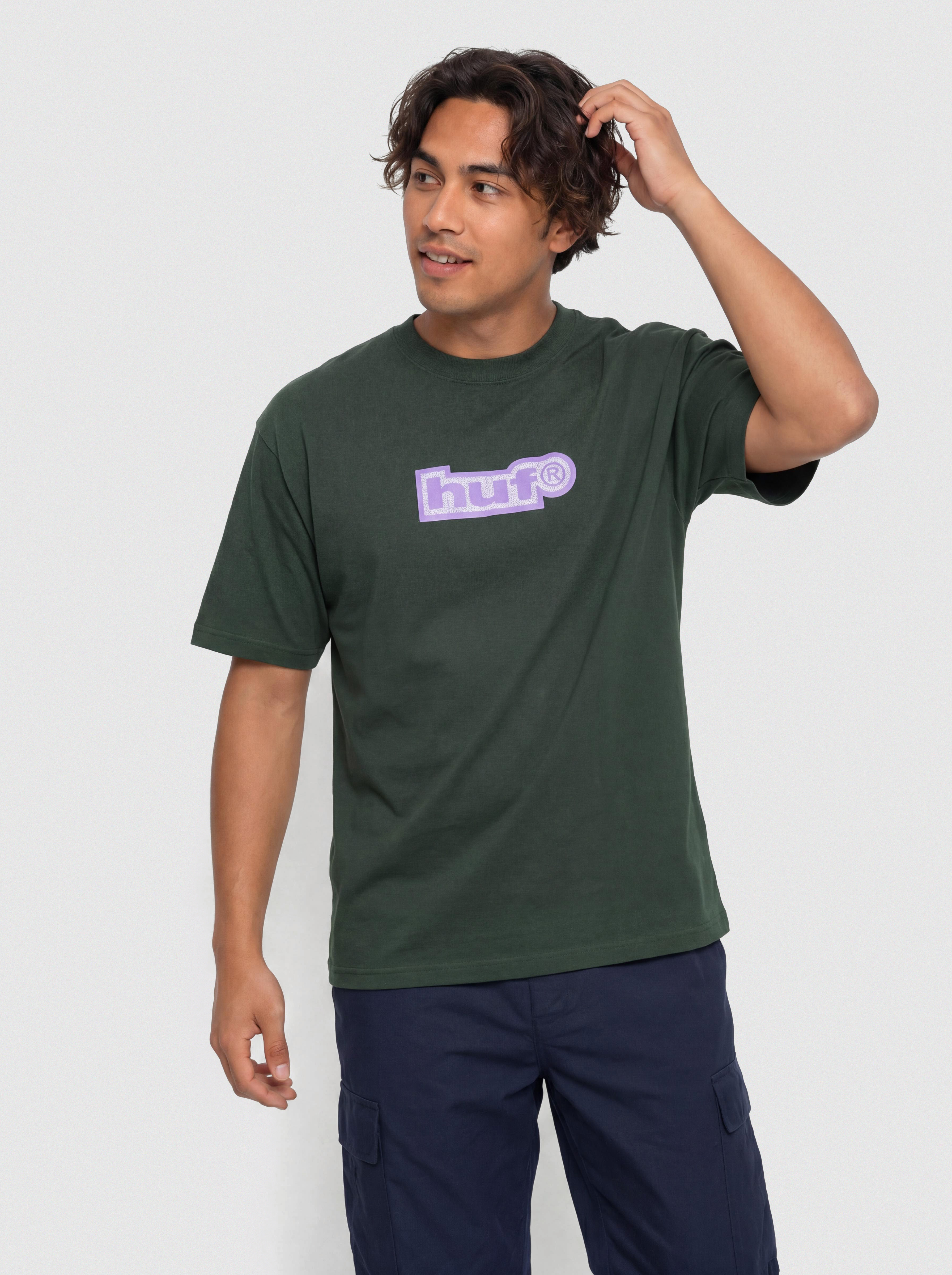 Tričko HUF 89 Outline (forest green)