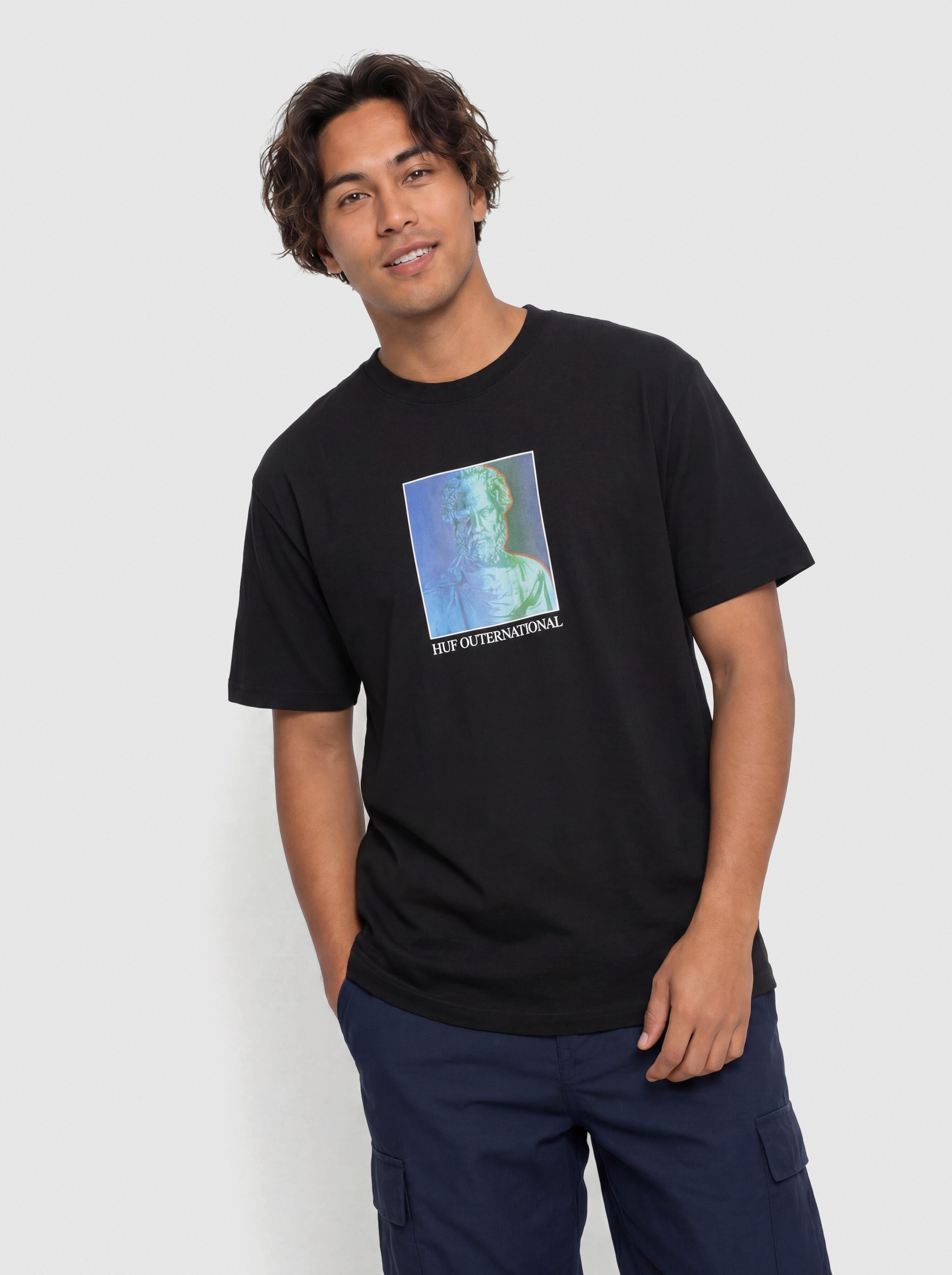 Tričko HUF Higher Education (black)