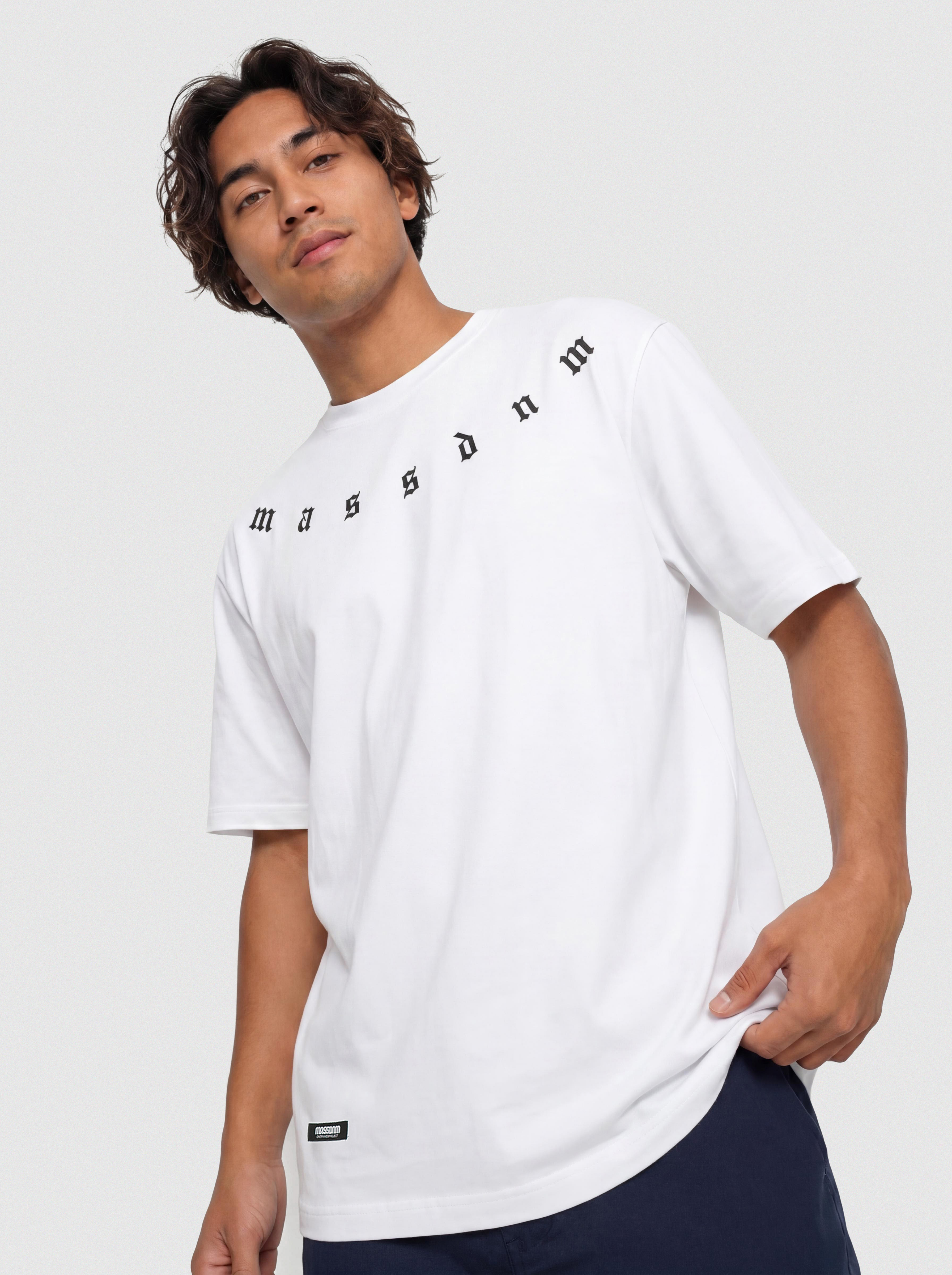 Tričko MassDnm Bergen (white)