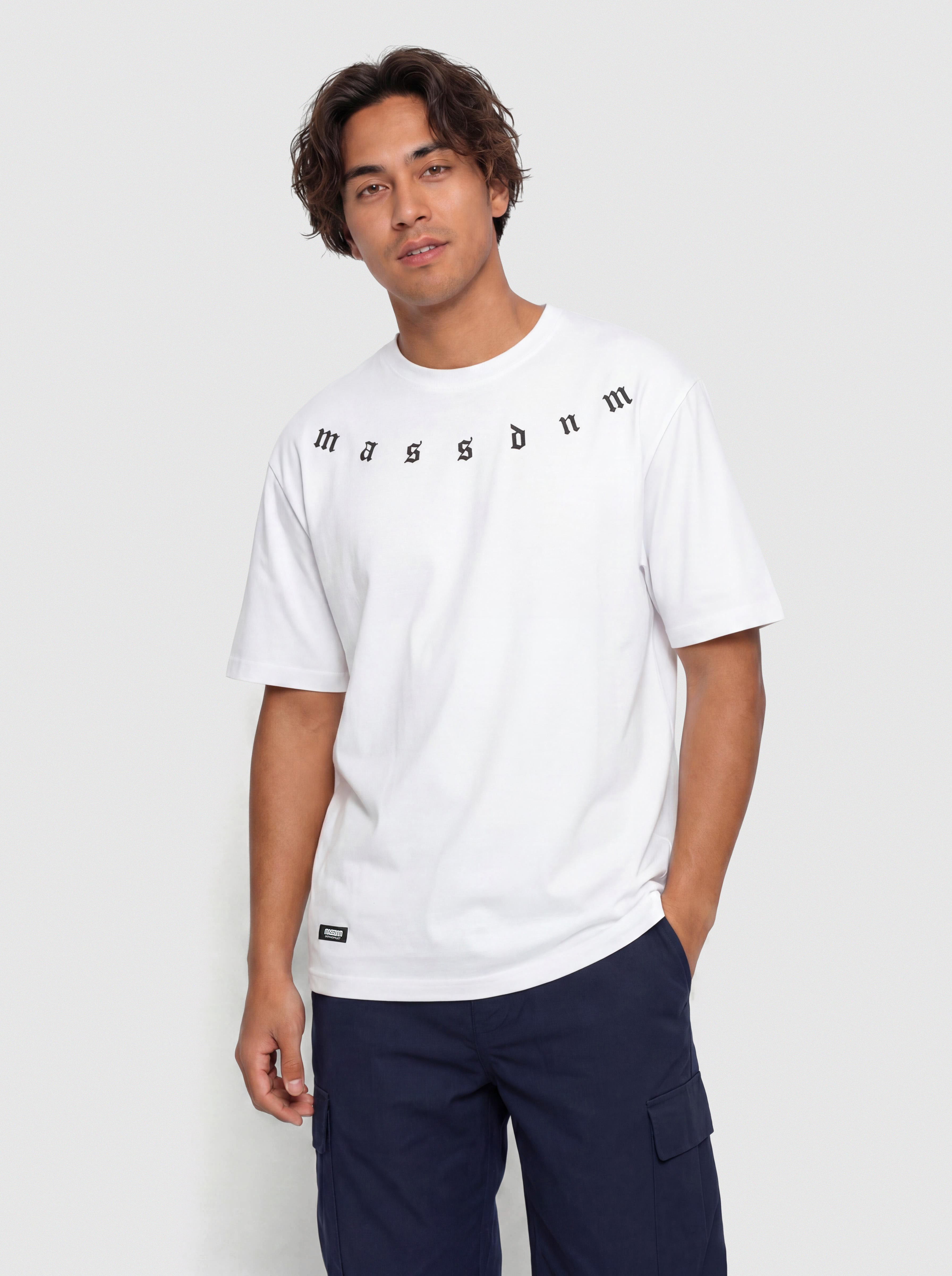 Tričko MassDnm Bergen (white)