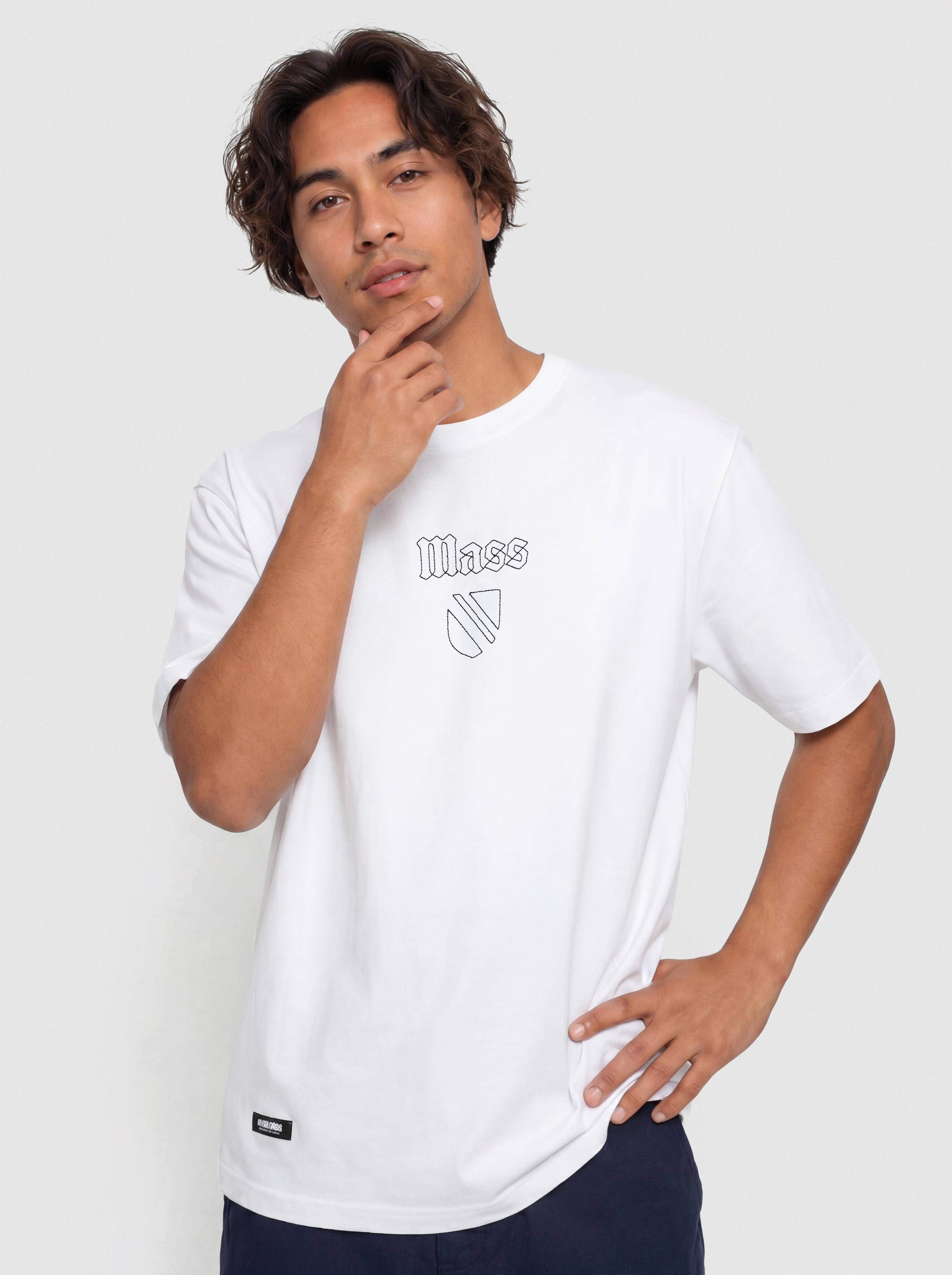 Tričko MassDnm Clan (white)