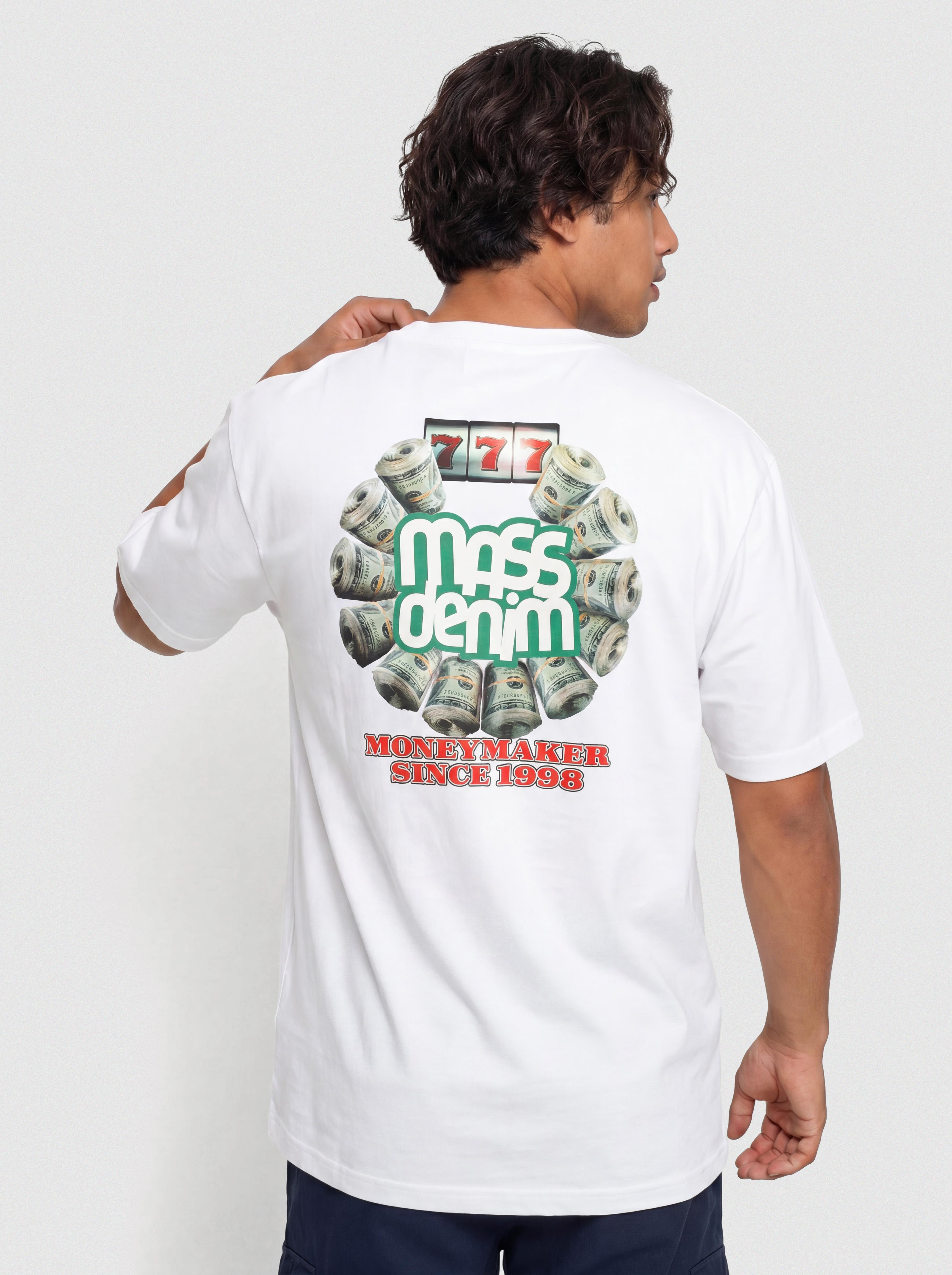 Tričko MassDnm Casino (white)