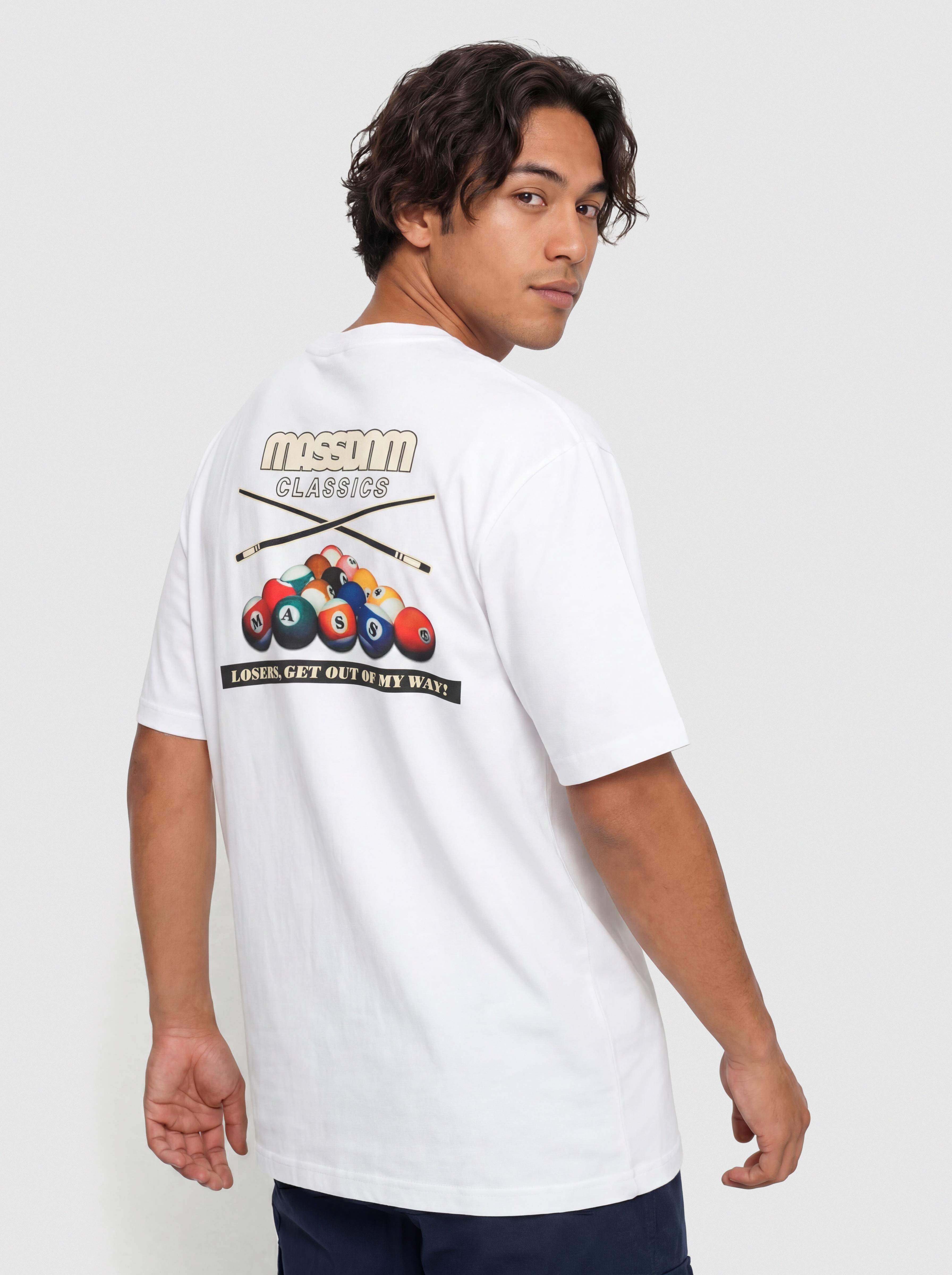 Tričko MassDnm 98 Ball (white)