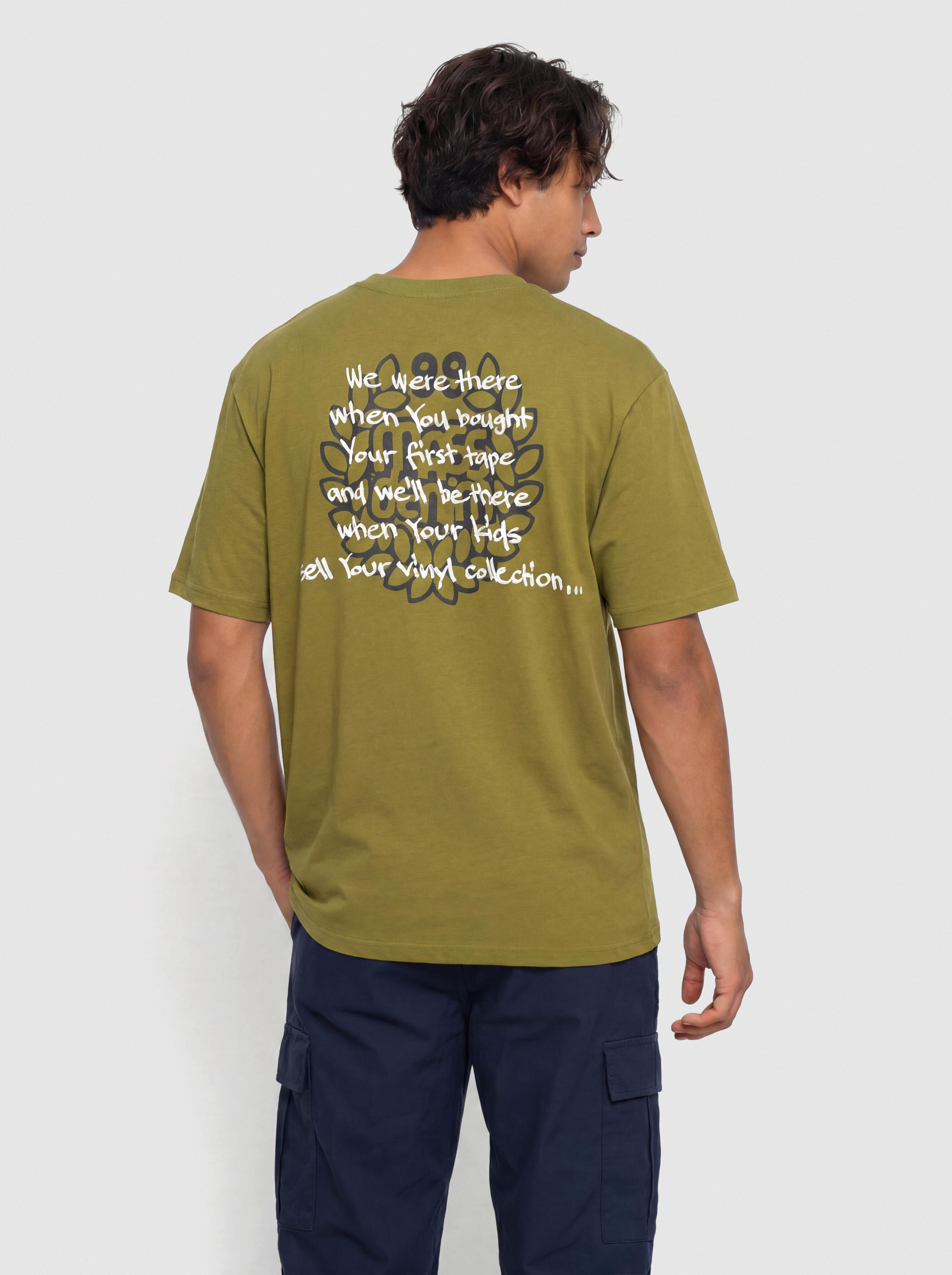 Tričko MassDnm Motto (olive)