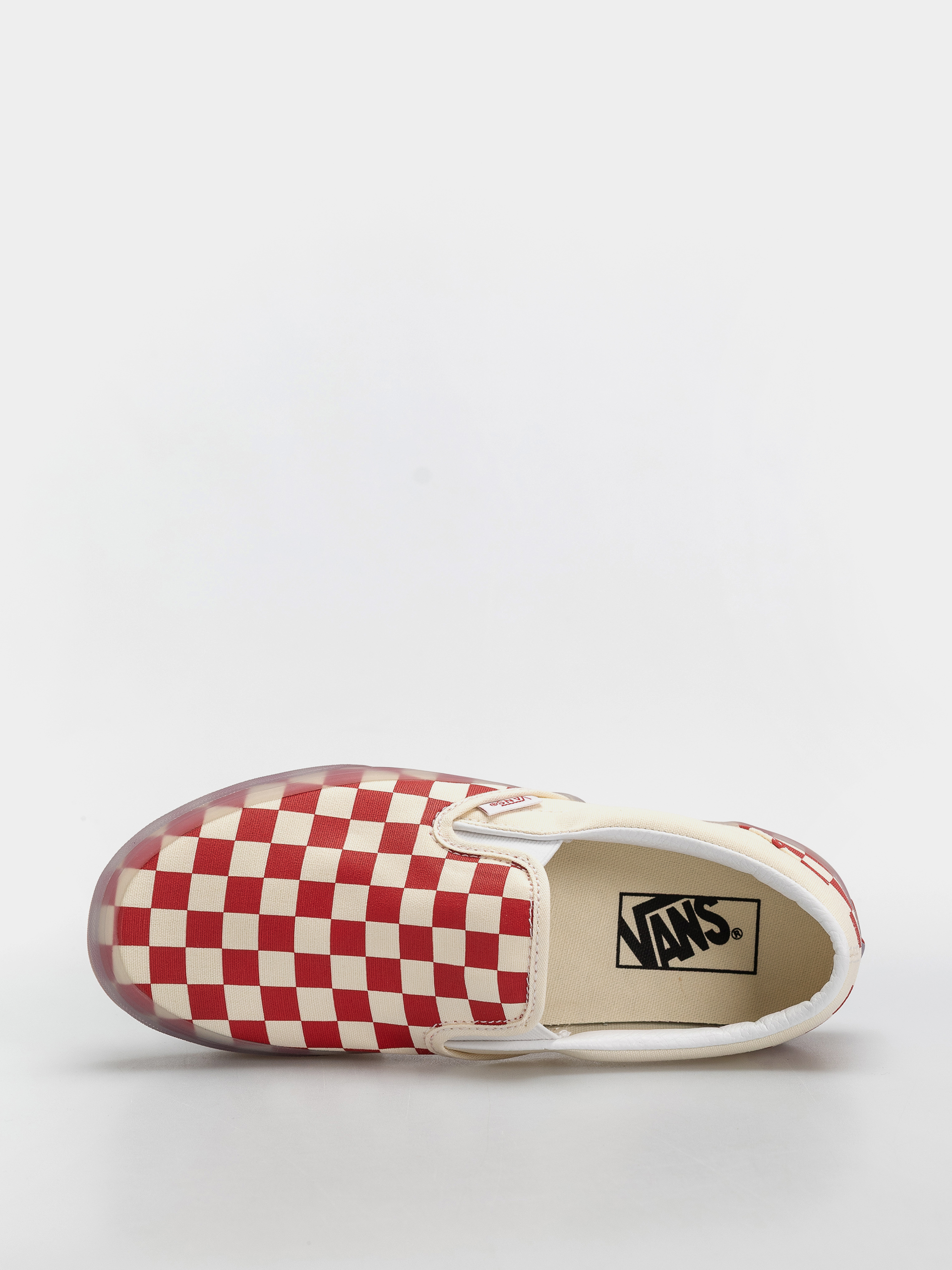 Topánky Vans Classic Slip On (red/marshmallow)