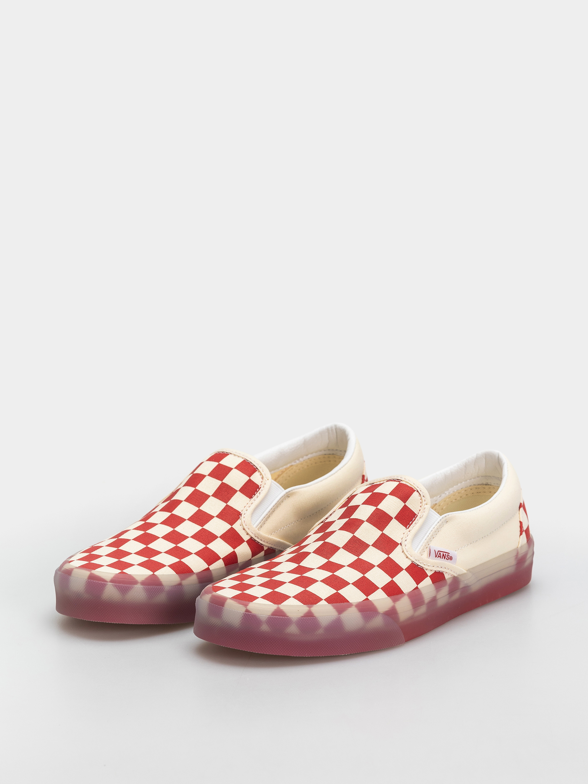 Topánky Vans Classic Slip On (red/marshmallow)
