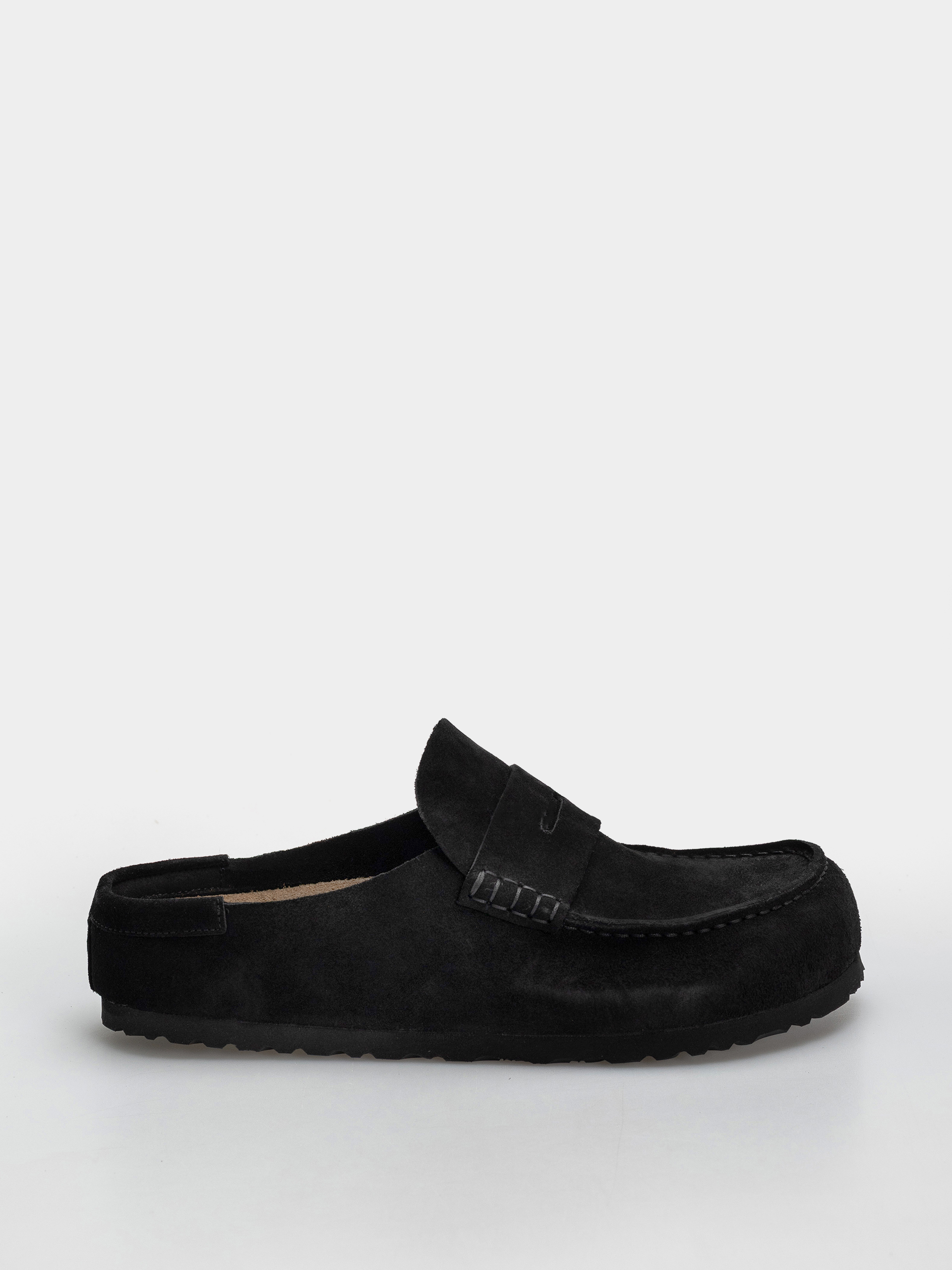 Šľapky Birkenstock Naples Wrapped Suede Leather Regular