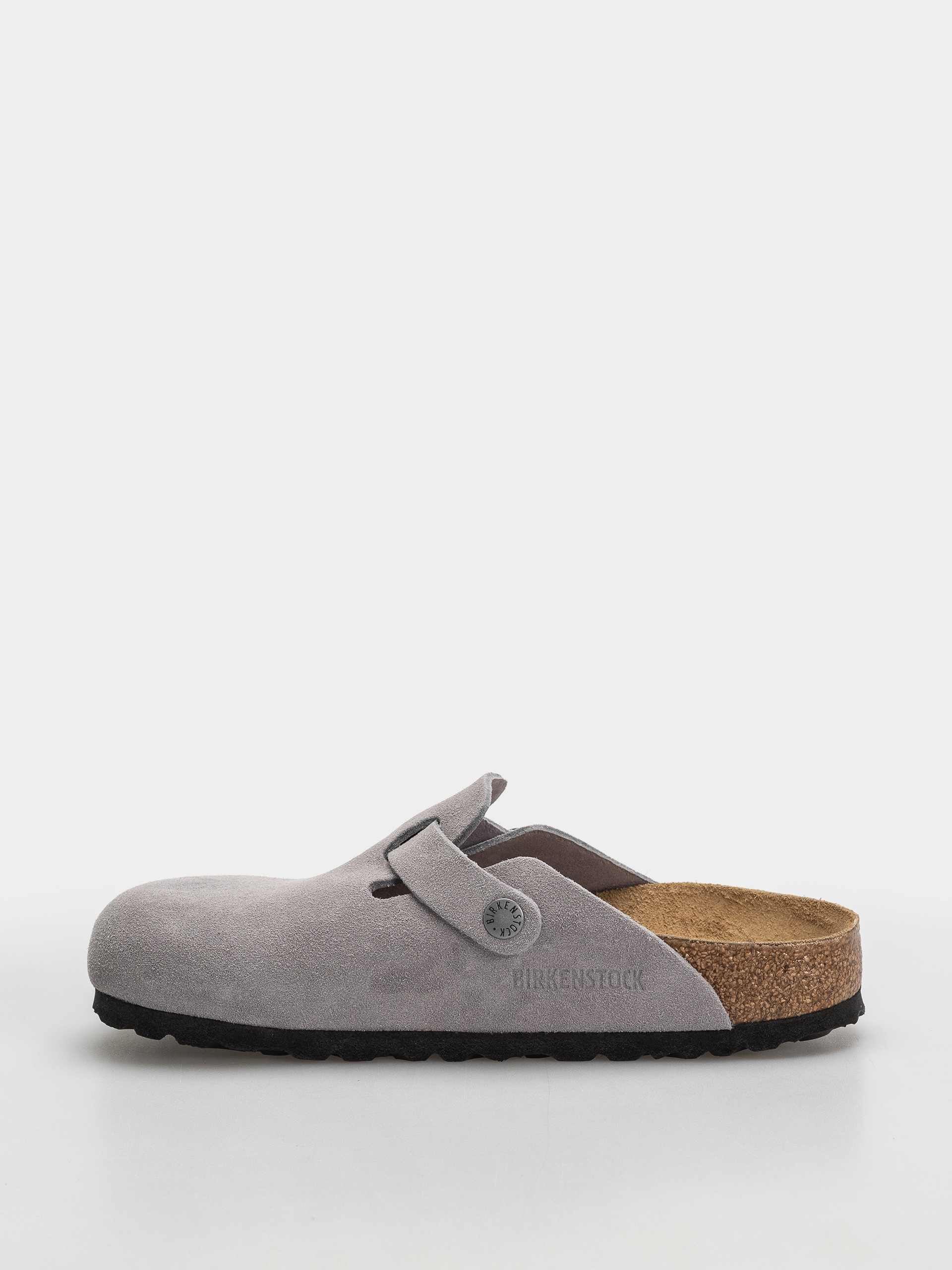 Šľapky Birkenstock Boston Suede Leather Narrow (lavender sky)