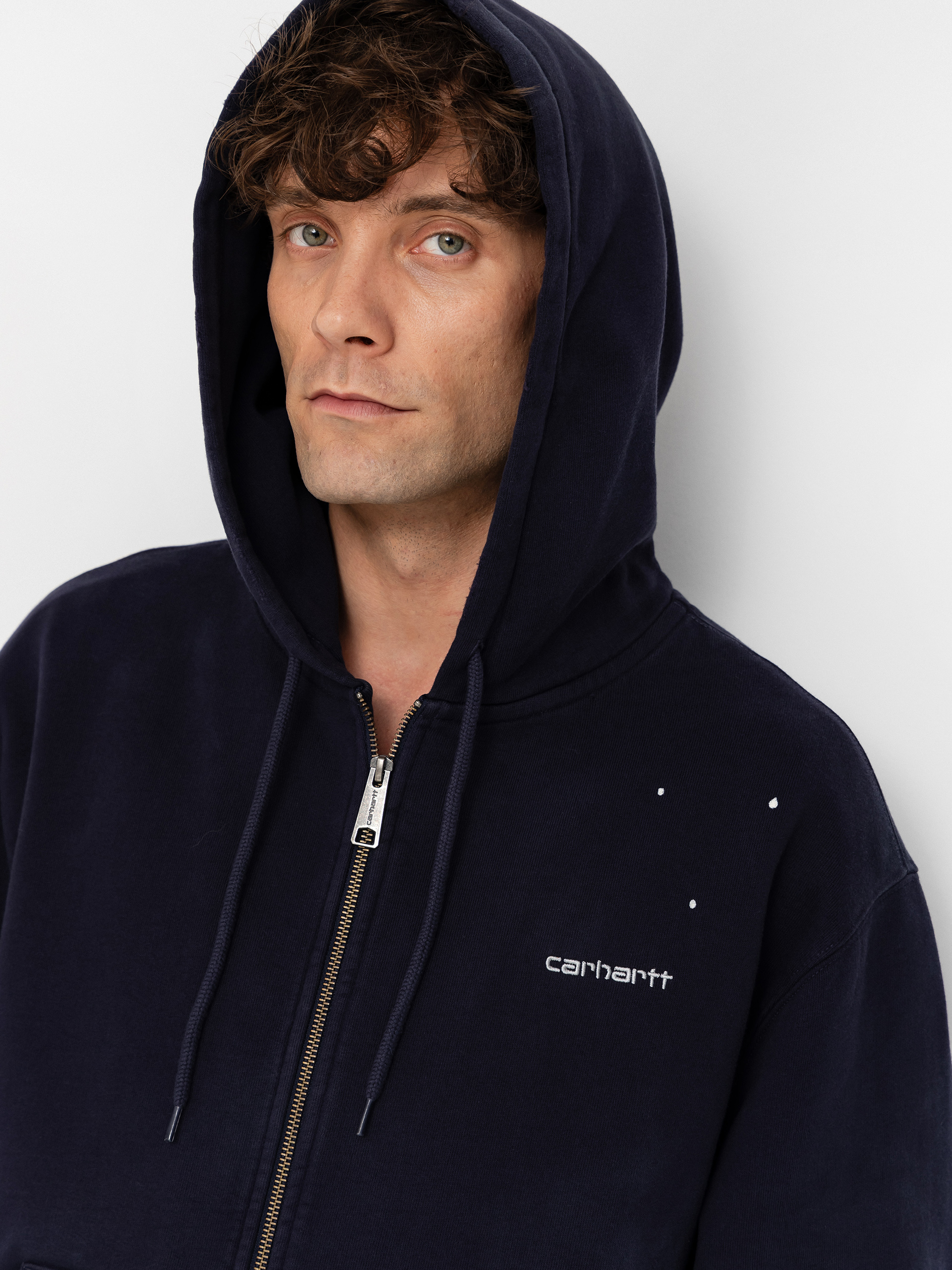 Mikina s kapucňou Carhartt WIP Painter ZHD (dark navy)