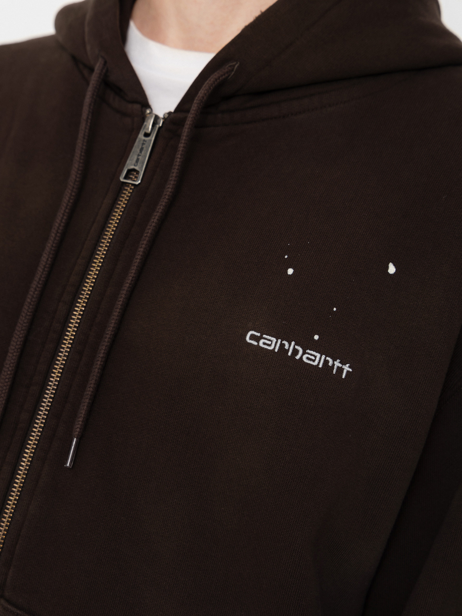 Mikina s kapucňou Carhartt WIP Painter ZHD (tobacco)