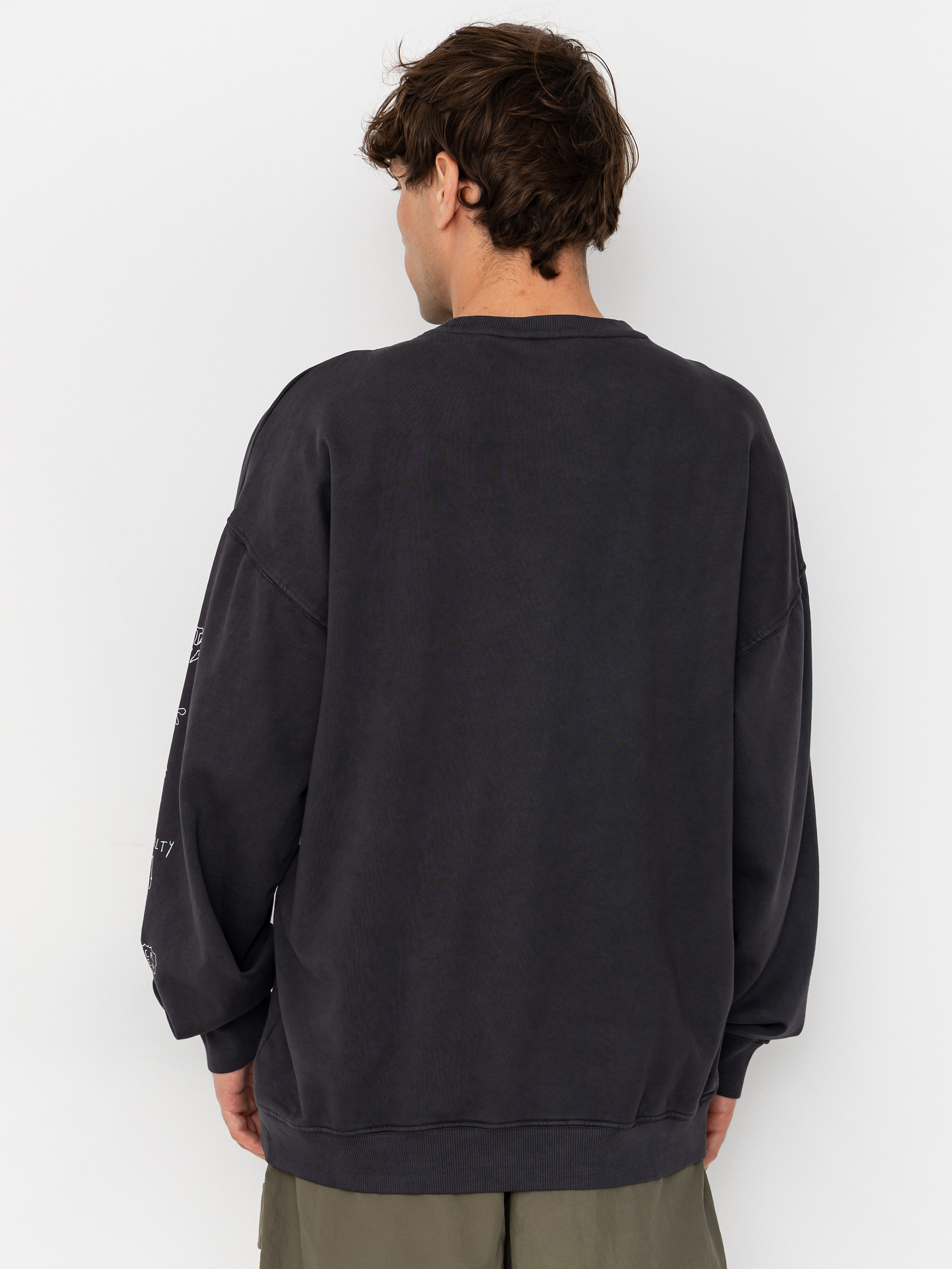 Mikina Salty Crew Reel Lb Crewneck (pirate black)