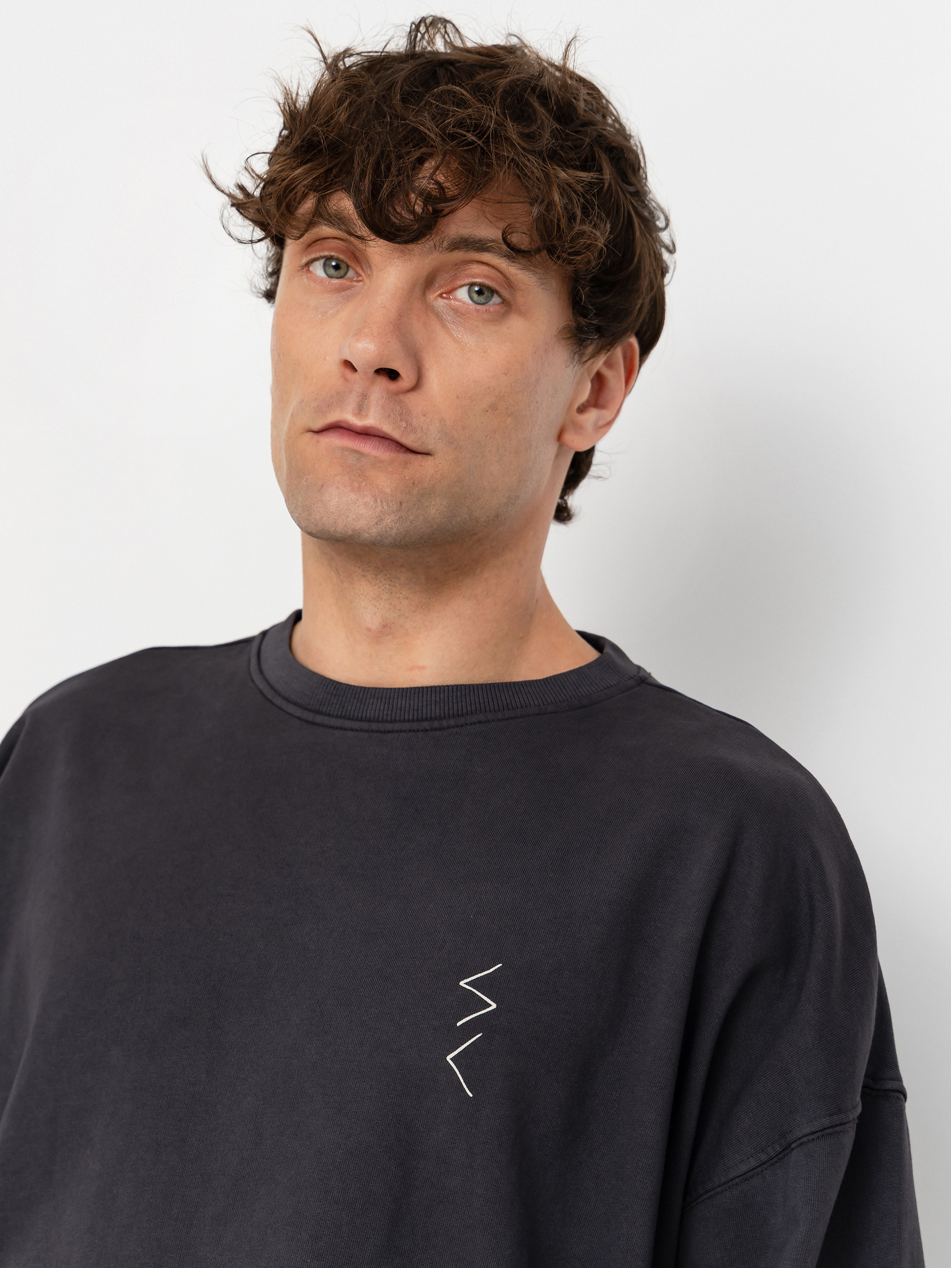 Mikina Salty Crew Reel Lb Crewneck (pirate black)