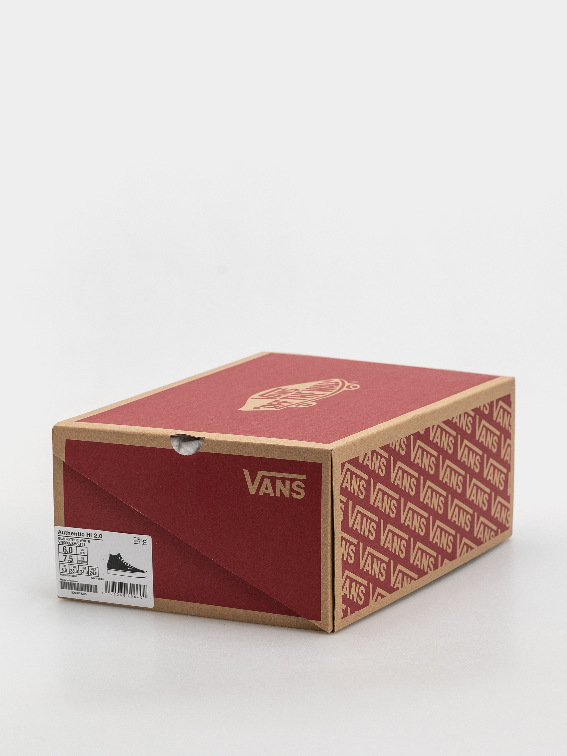 Topánky Vans Authentic Hi 2.0 (black/true white)