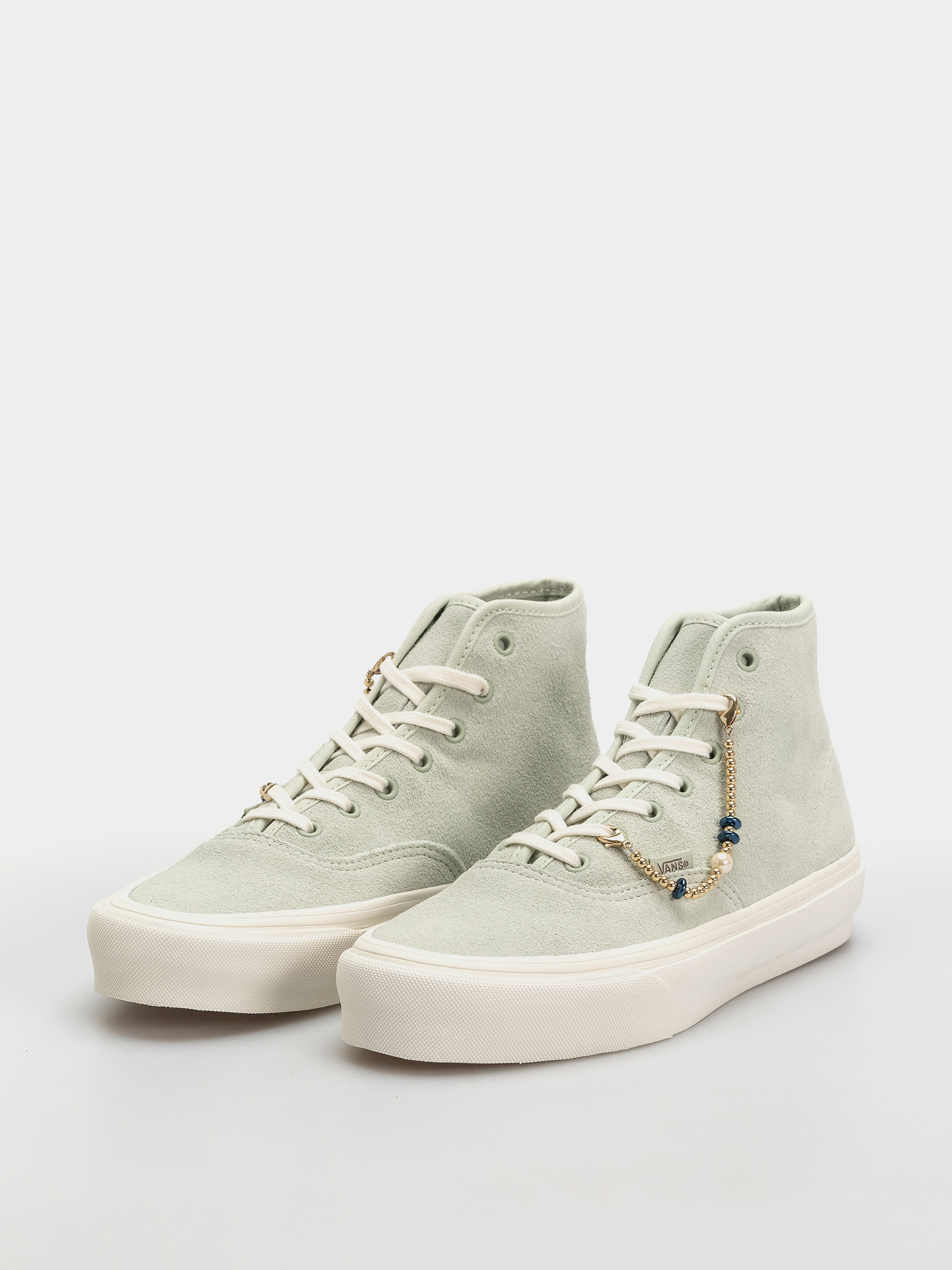 Topánky Vans Authentic Hi 2.0 (dusty mint/gold)