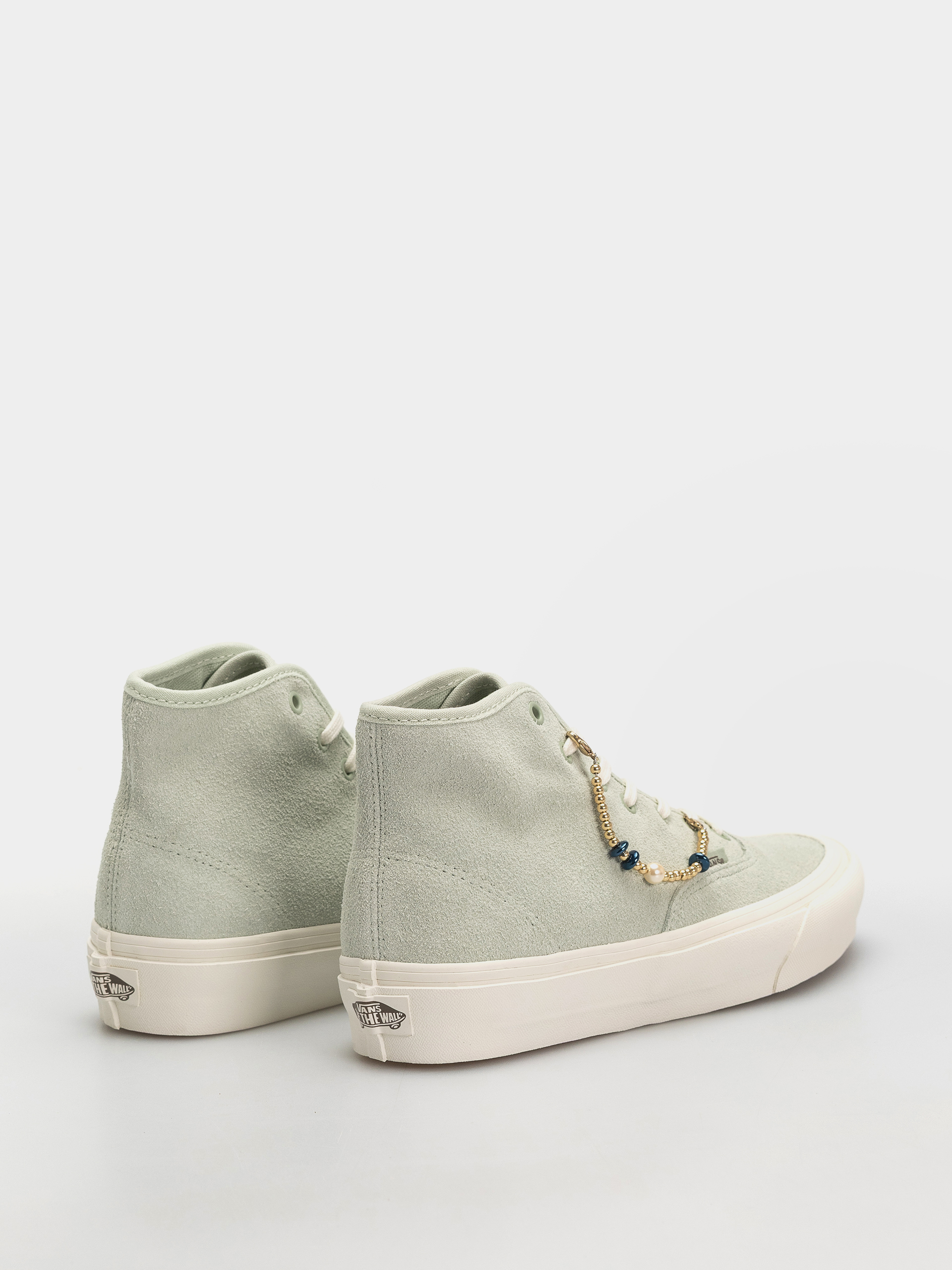 Topánky Vans Authentic Hi 2.0 (dusty mint/gold)