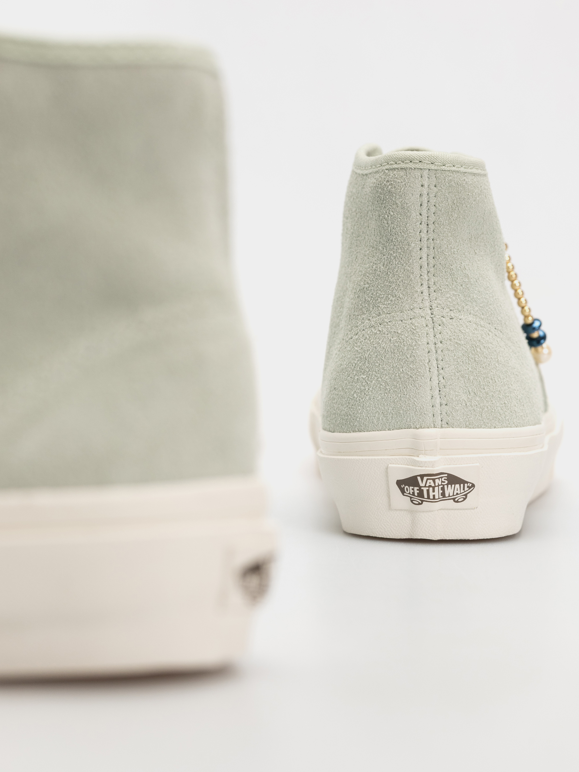 Topánky Vans Authentic Hi 2.0 (dusty mint/gold)
