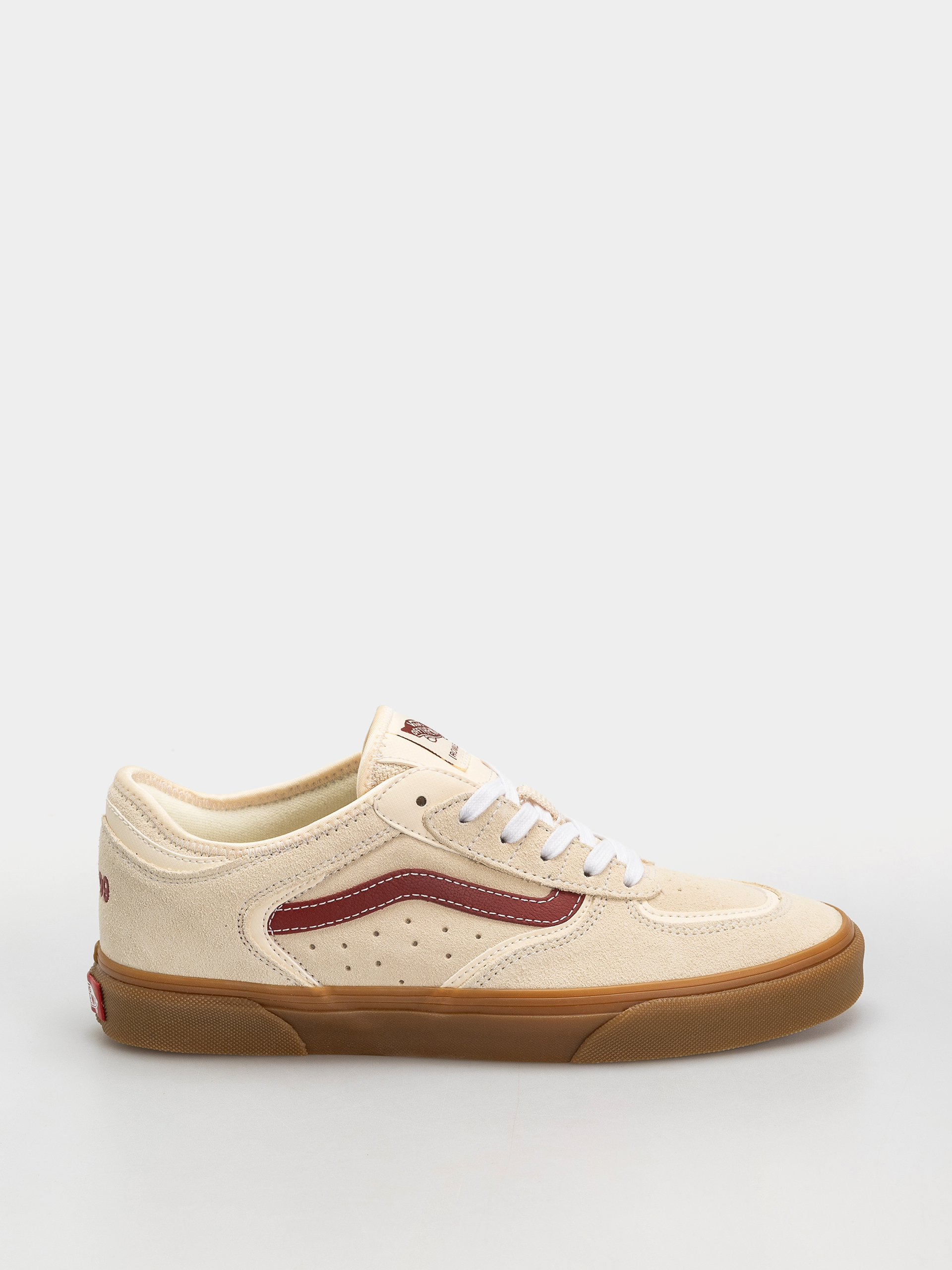 Topu00e1nky Vans Rowley Classic (cream/burgundy)