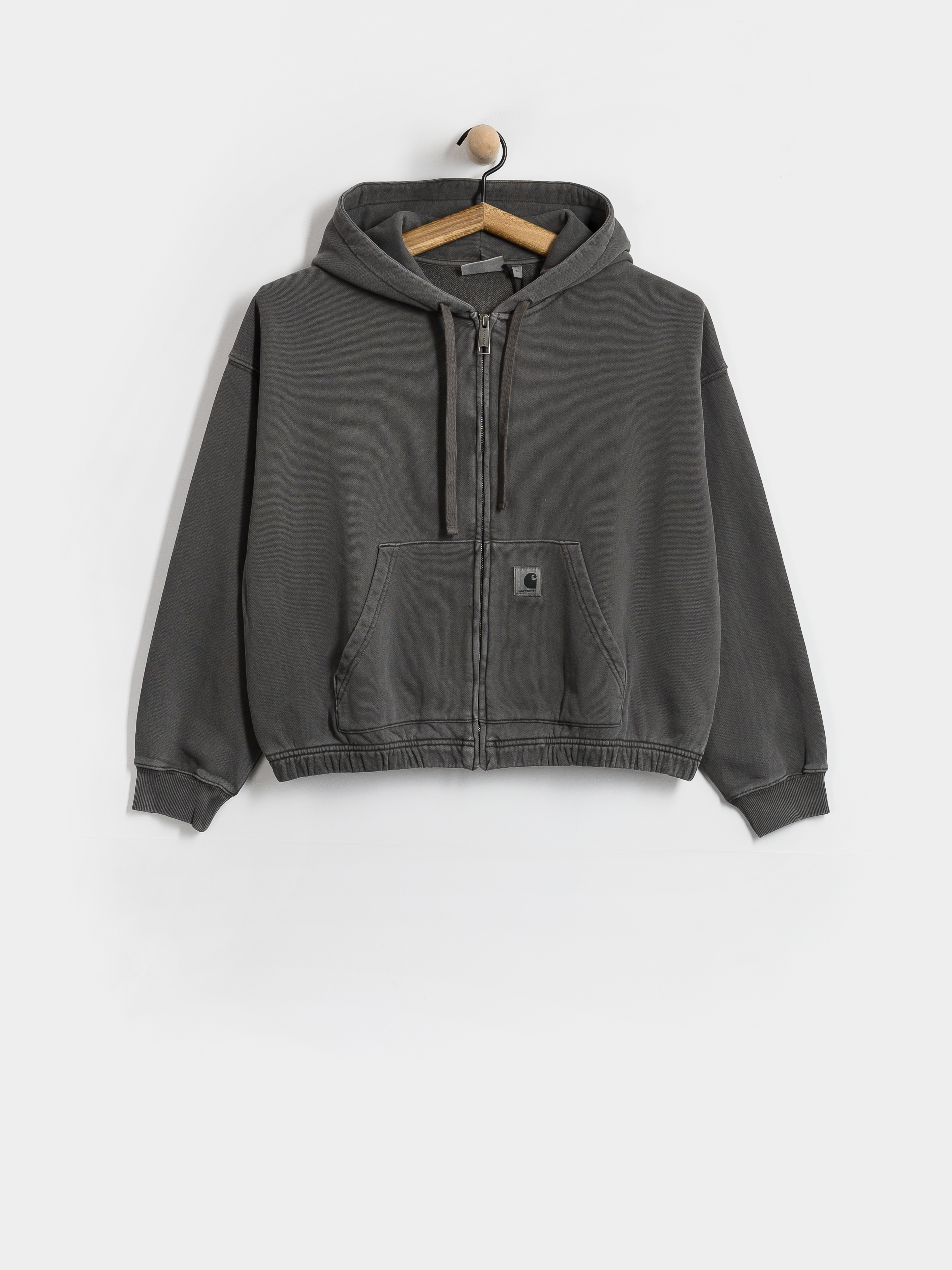 Mikina s kapucu0148ou Carhartt WIP Hoggard ZHD Wmn (black)