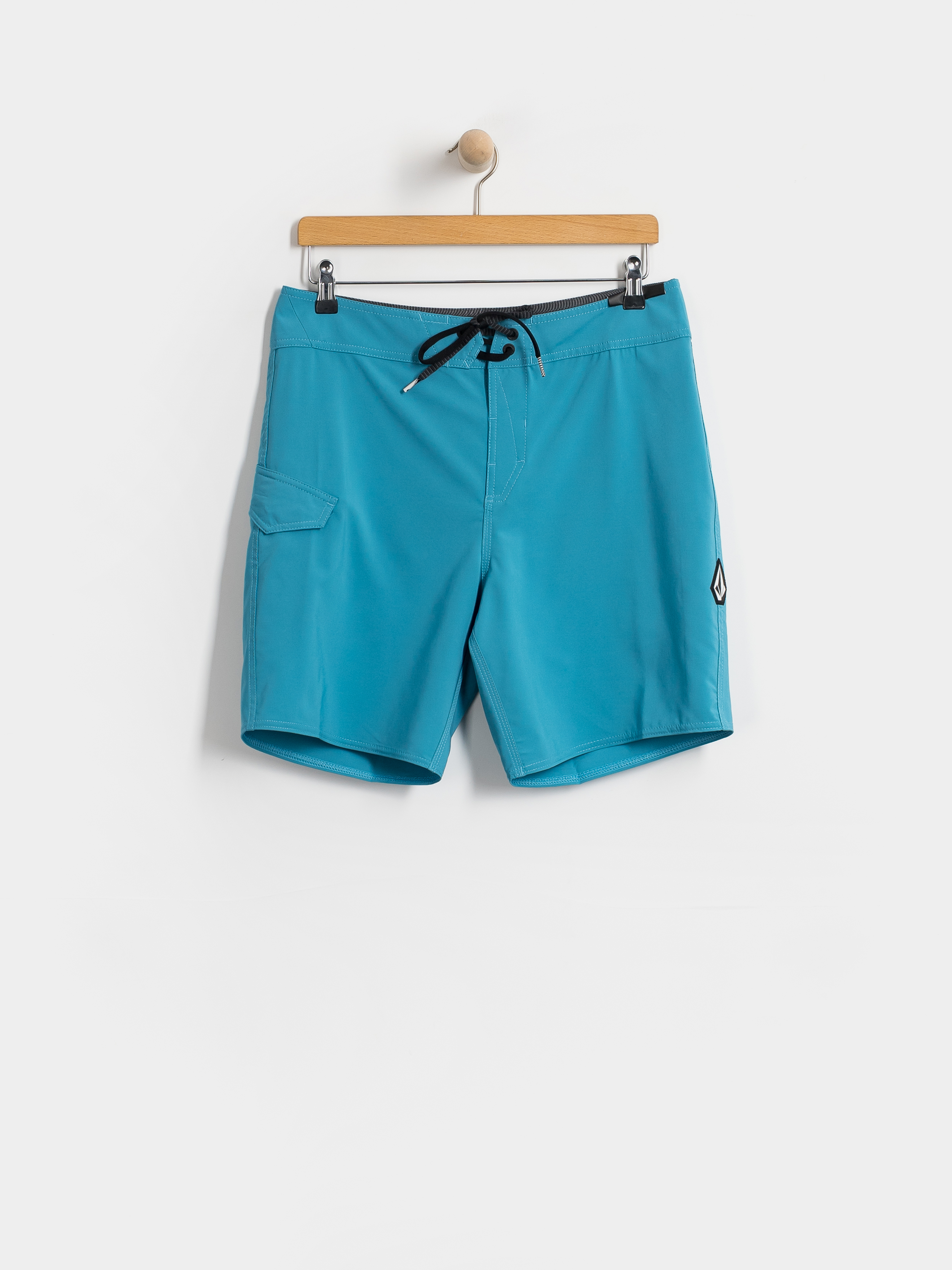 Plu00e1u017eovu00e9 krau0165asy Volcom Lido Solid Mod 18 (bay blue)
