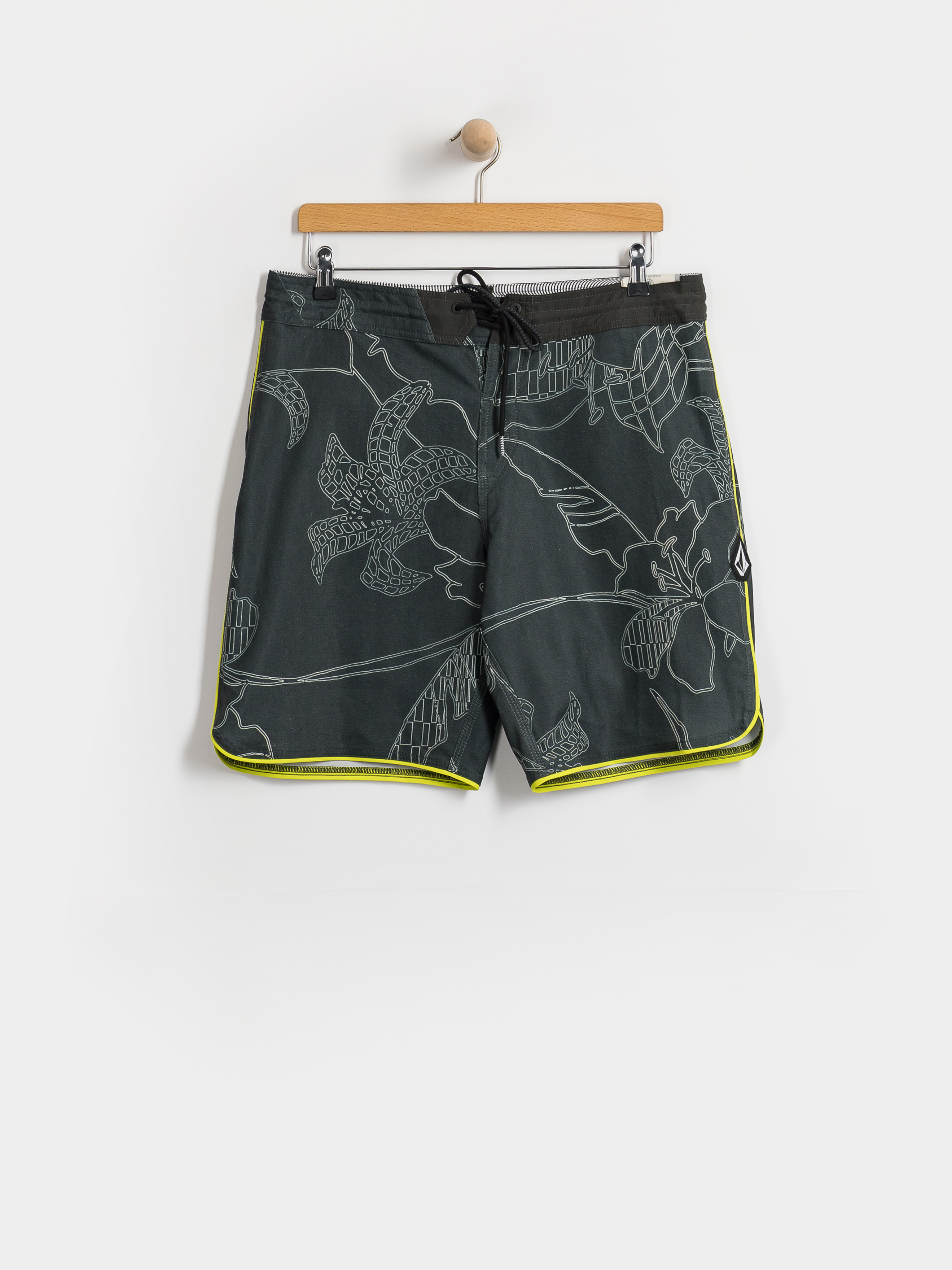 Plážové kraťasy Volcom Mister Fib Scallop Stoney 19 (stealth)