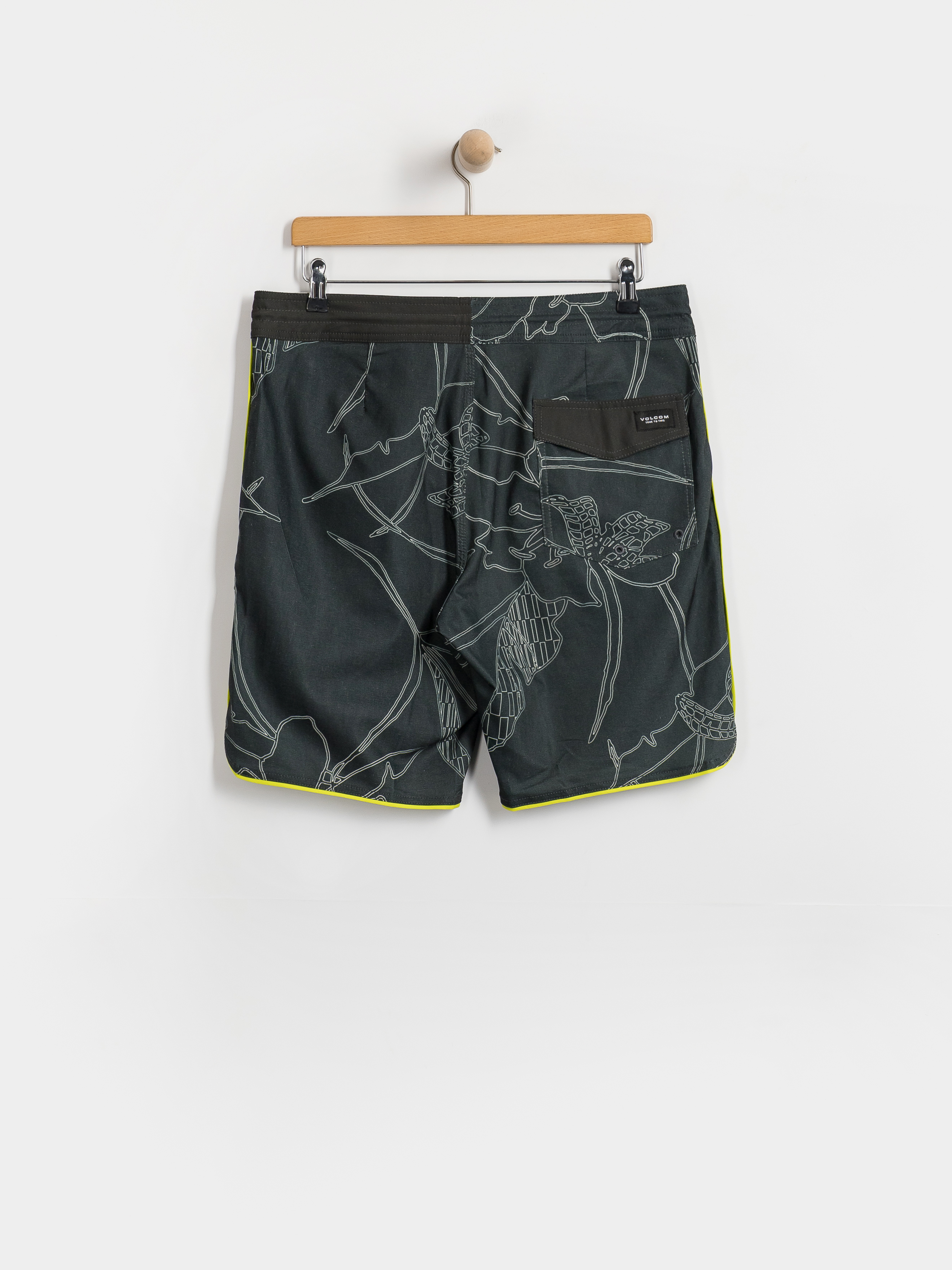 Plážové kraťasy Volcom Mister Fib Scallop Stoney 19 (stealth)