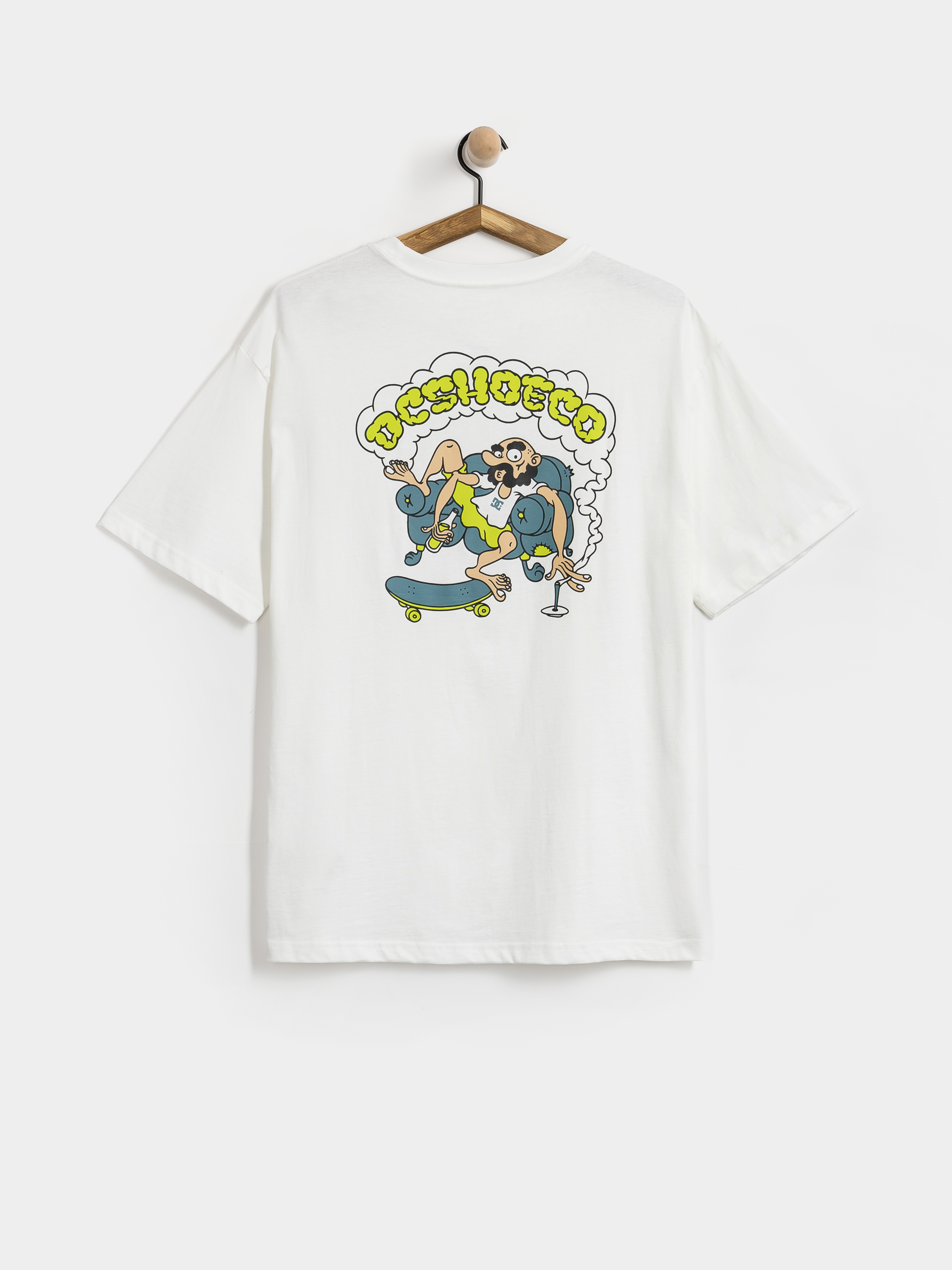 Tričko DC Couch Chilling (white)