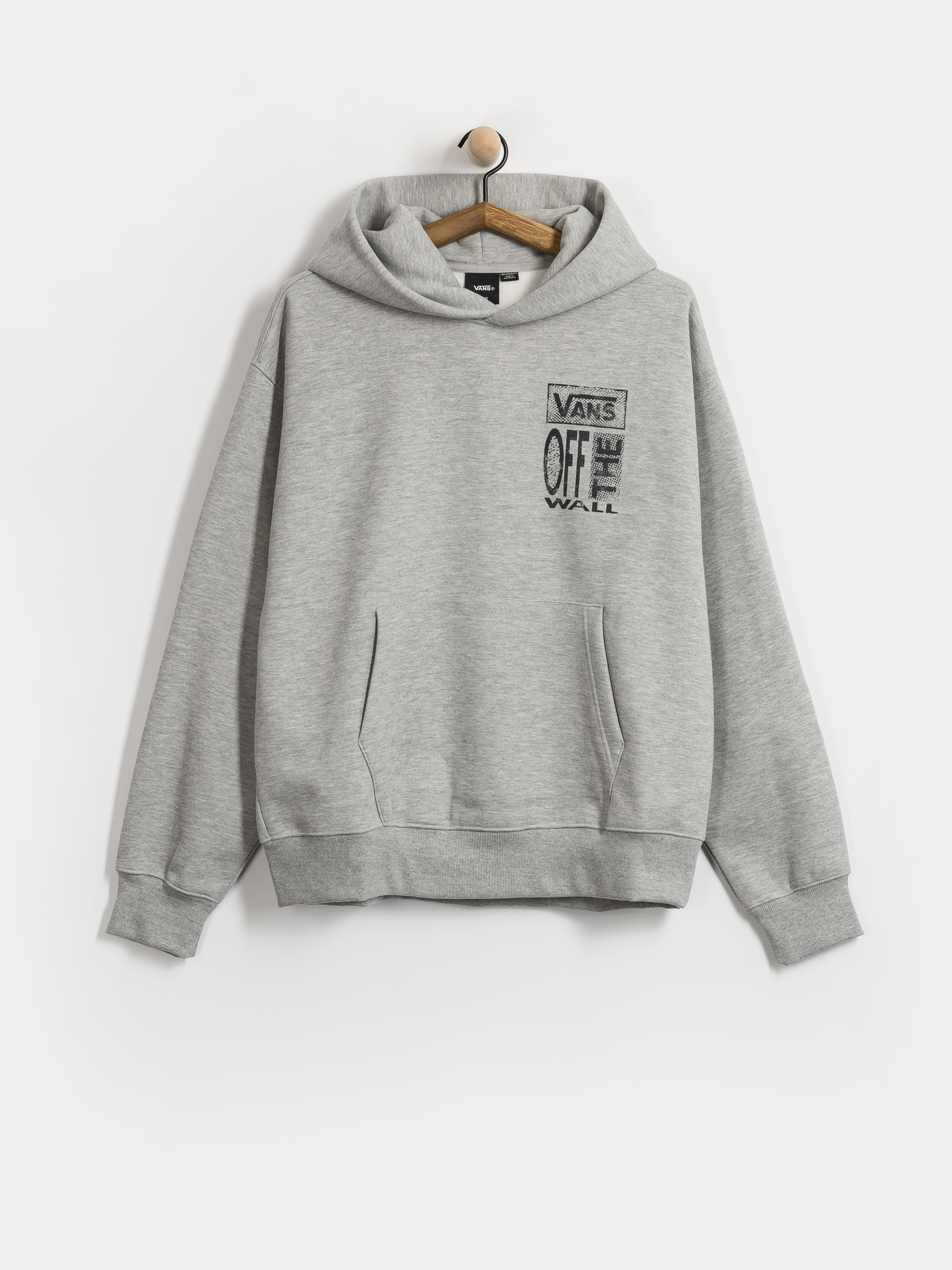 Mikina s kapucňou Vans Cut And Paste HD (cement heather)