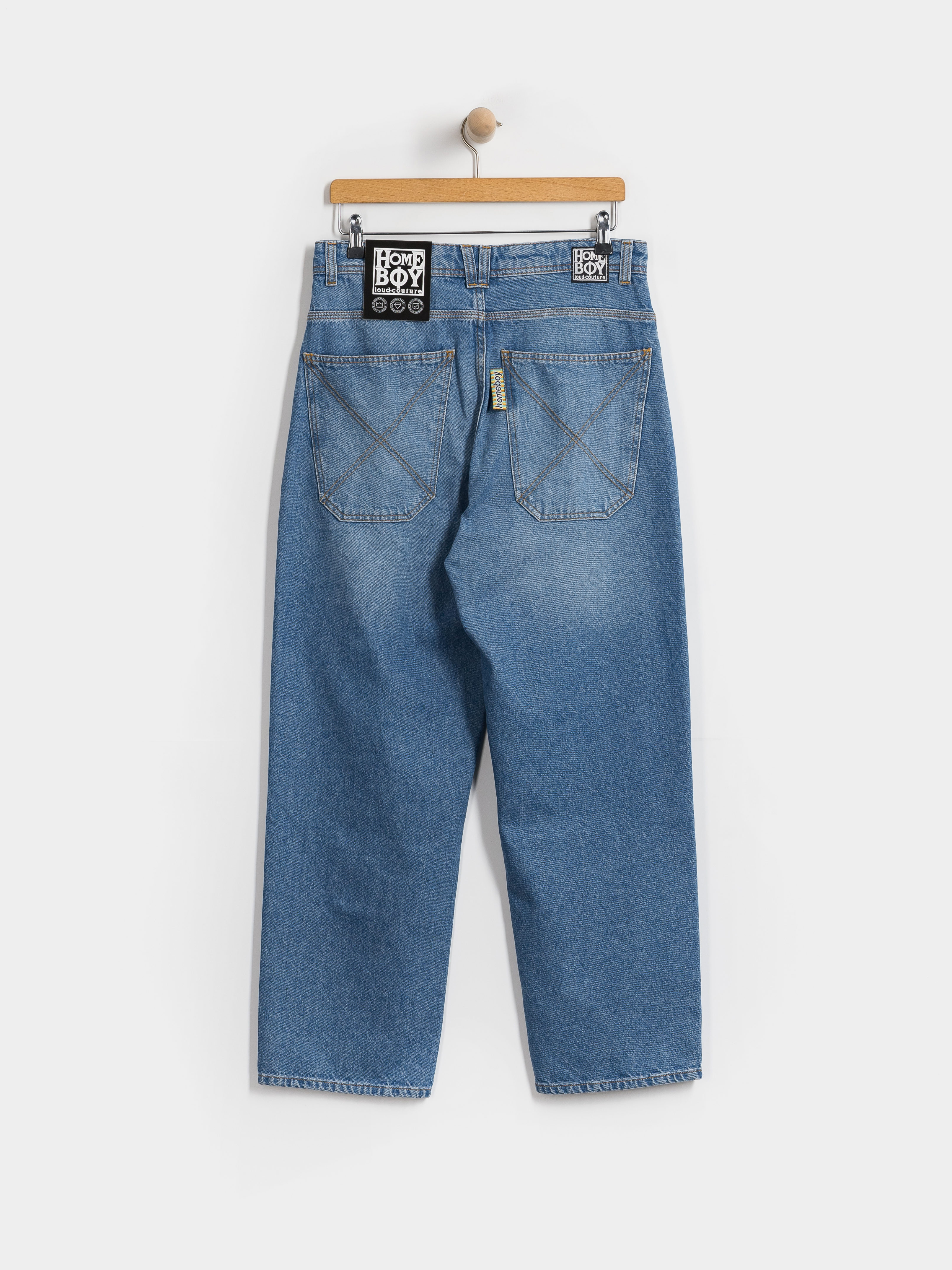 Nohavice Homeboy X Tra Baggy Vintage Denim (vintage blue)