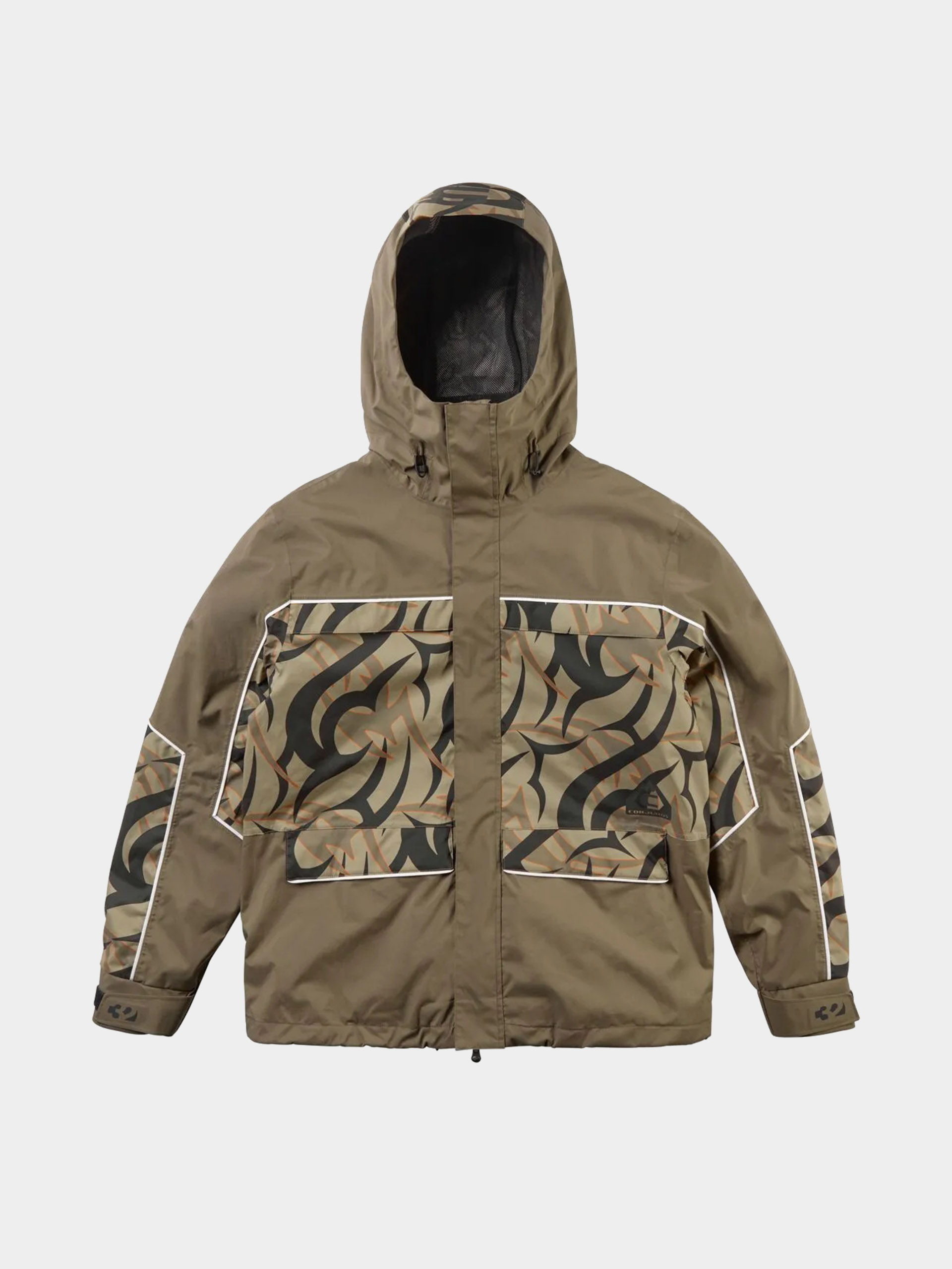 Pánska Snowboardová bunda ThirtyTwo Corduroy (brown/camo)