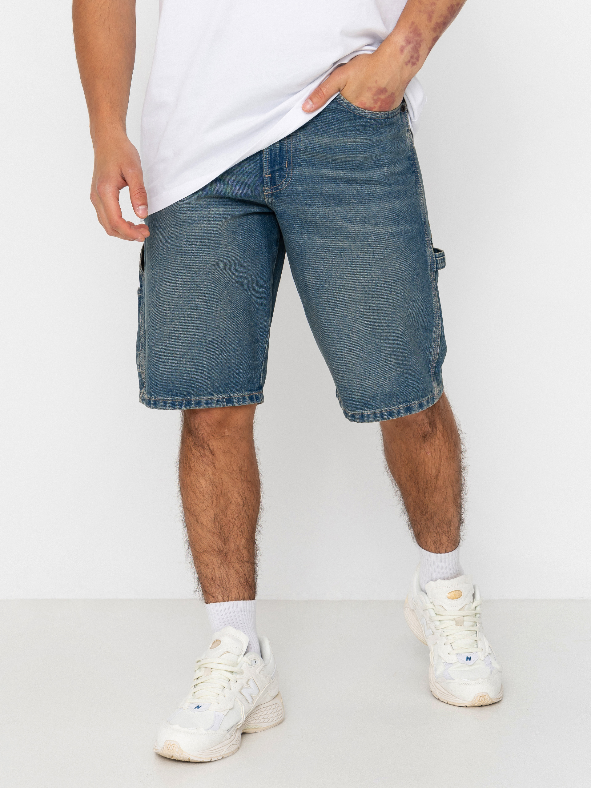 Krau0165asy Dickies 993 11 Inch Carpenter (khaki tinted blue)