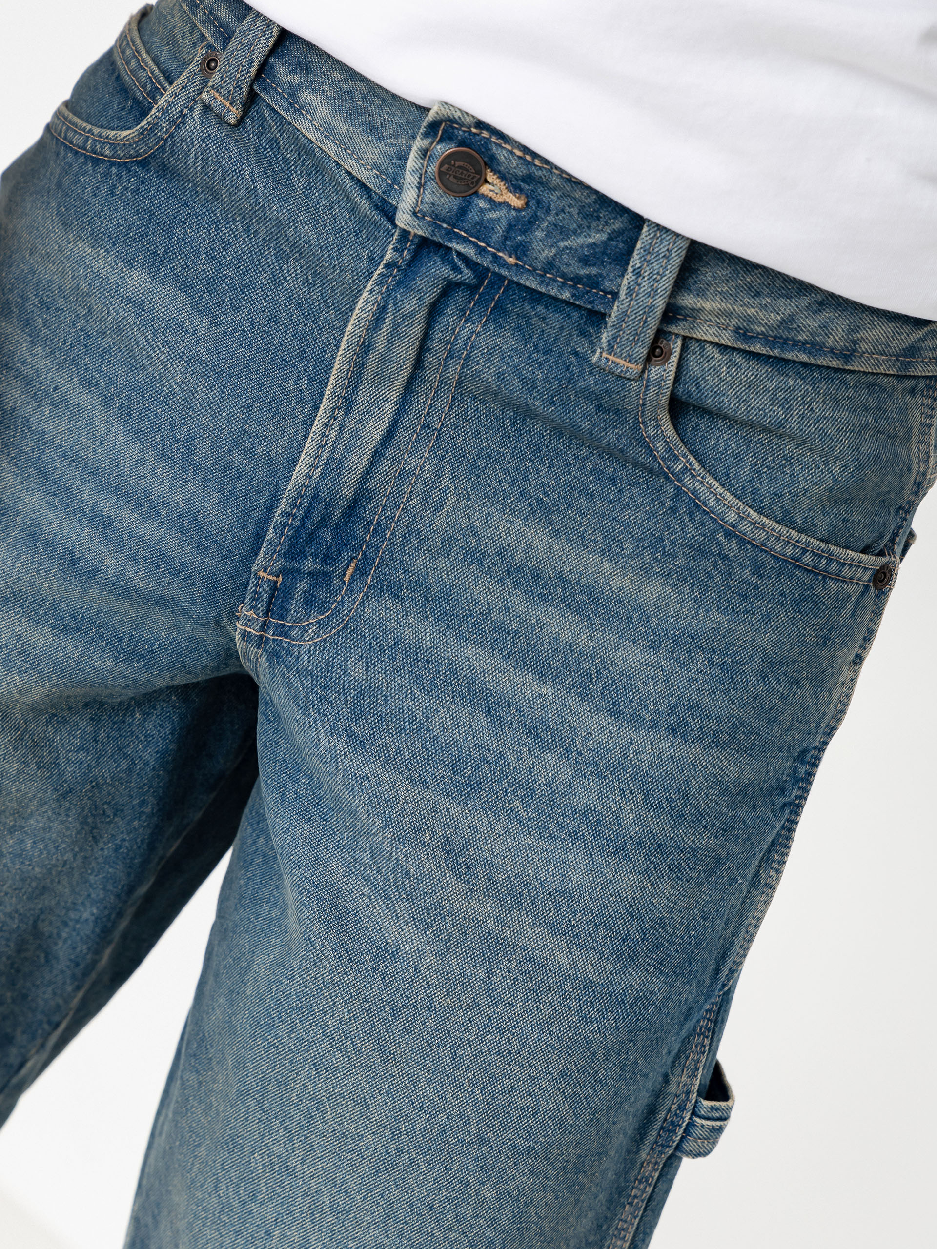 Kraťasy Dickies 993 11 Inch Carpenter (khaki tinted blue)