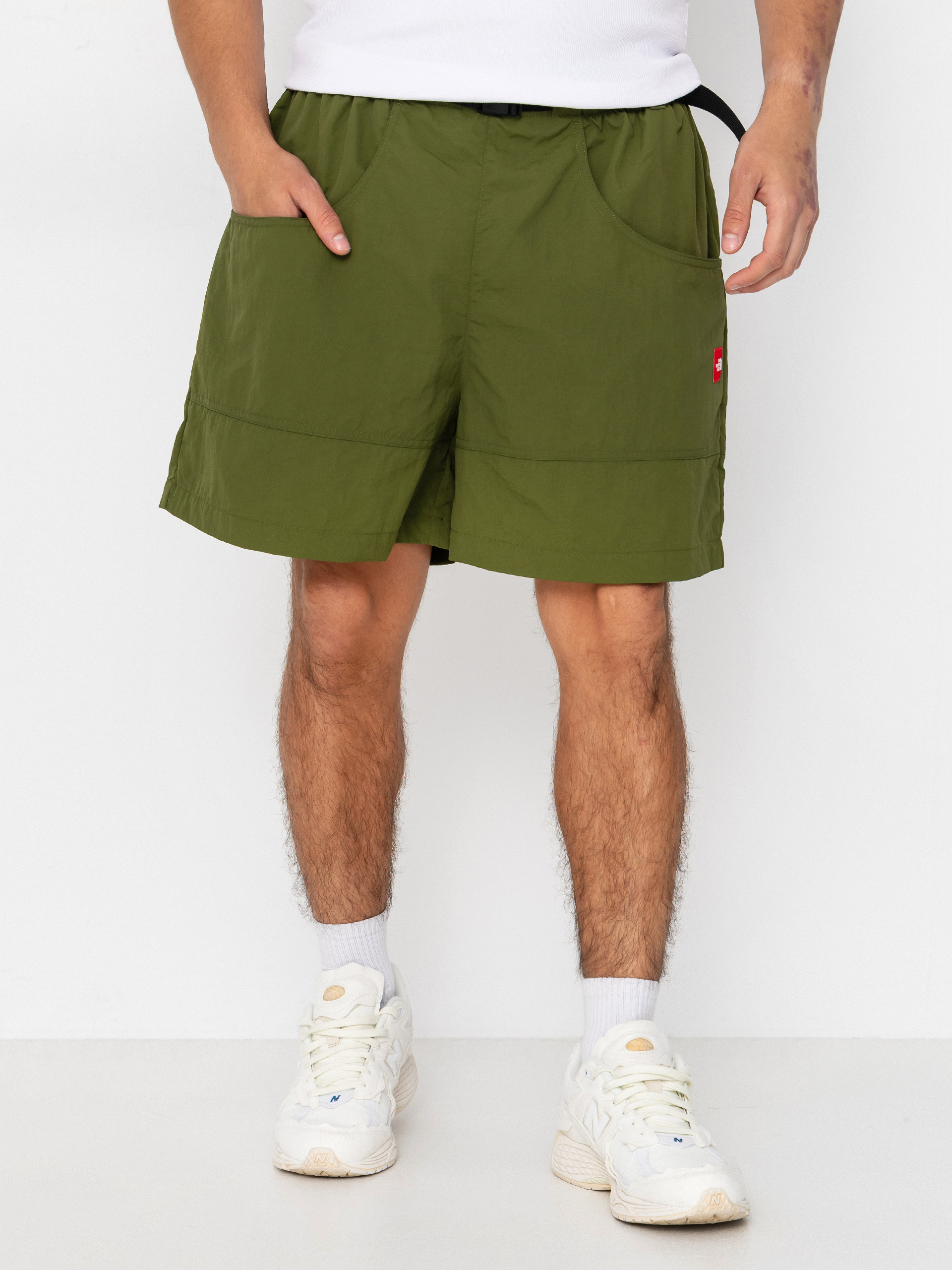 Kraťasy The North Face Tnf Red Box Nylon Belted (woodland green)