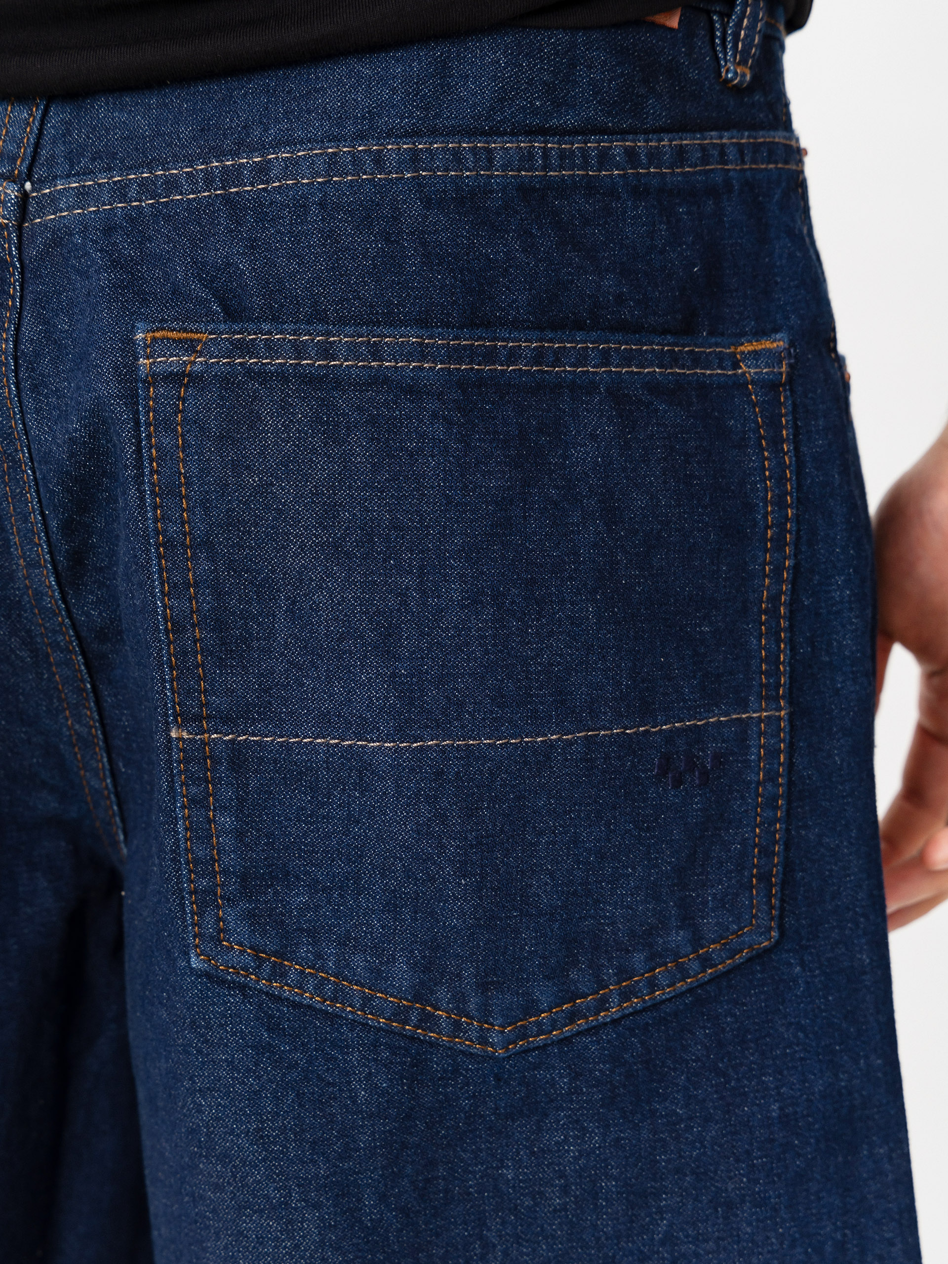 Kraťasy Vans Lx Check 5 Baggy Denim (dark rinse)