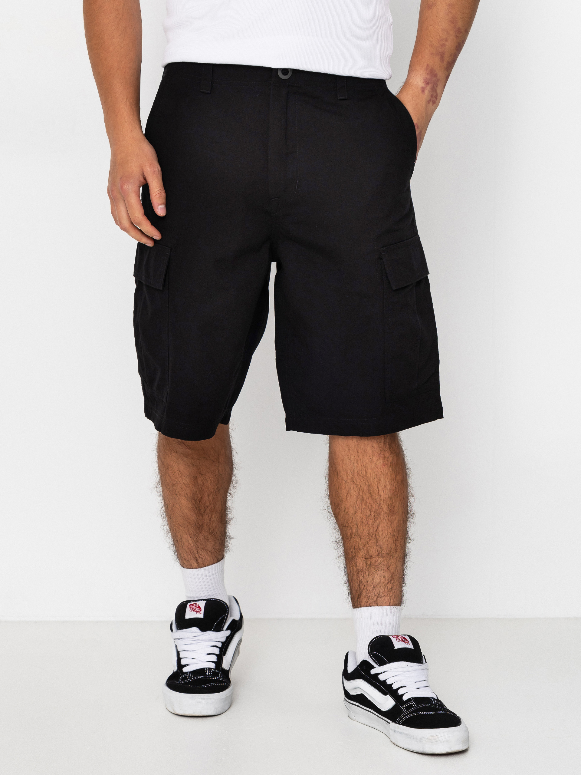 Kraťasy Volcom Strange Tripper Cargo 22 (black)