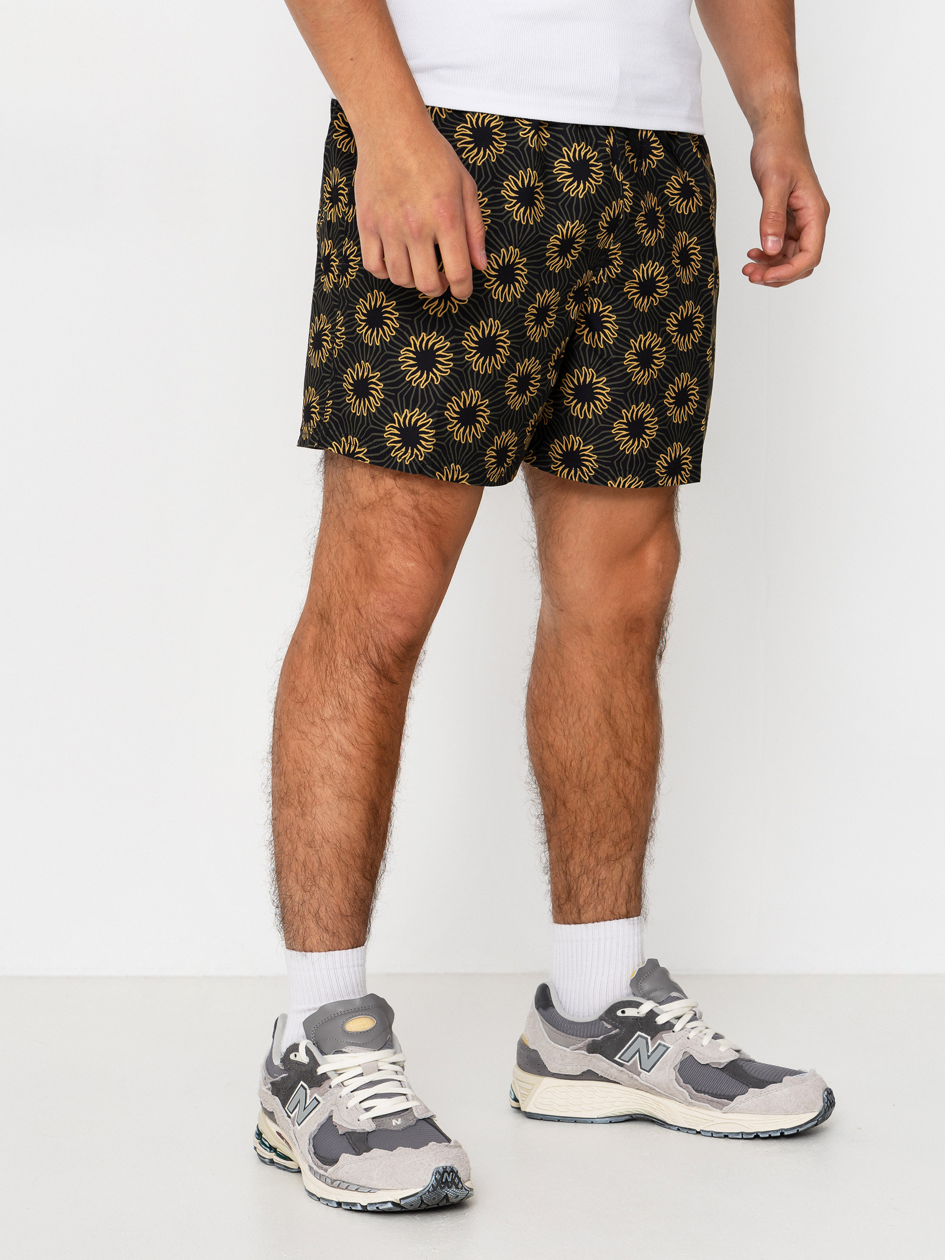 Plážové kraťasy Quiksilver Everyday Printed Volley 15 (black ocean mayhem)