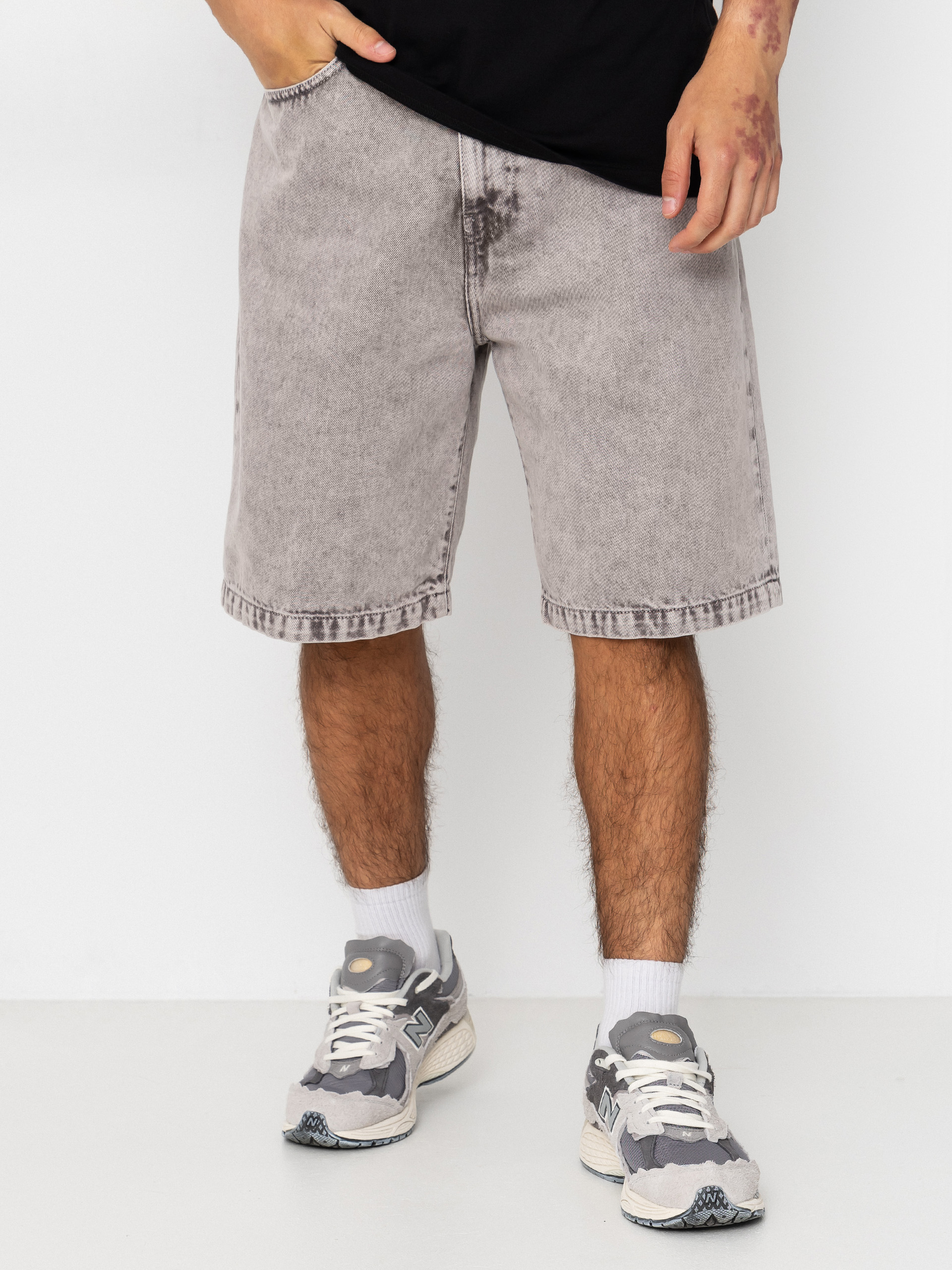 Kraťasy Carhartt WIP Landon (shale chalk wash)