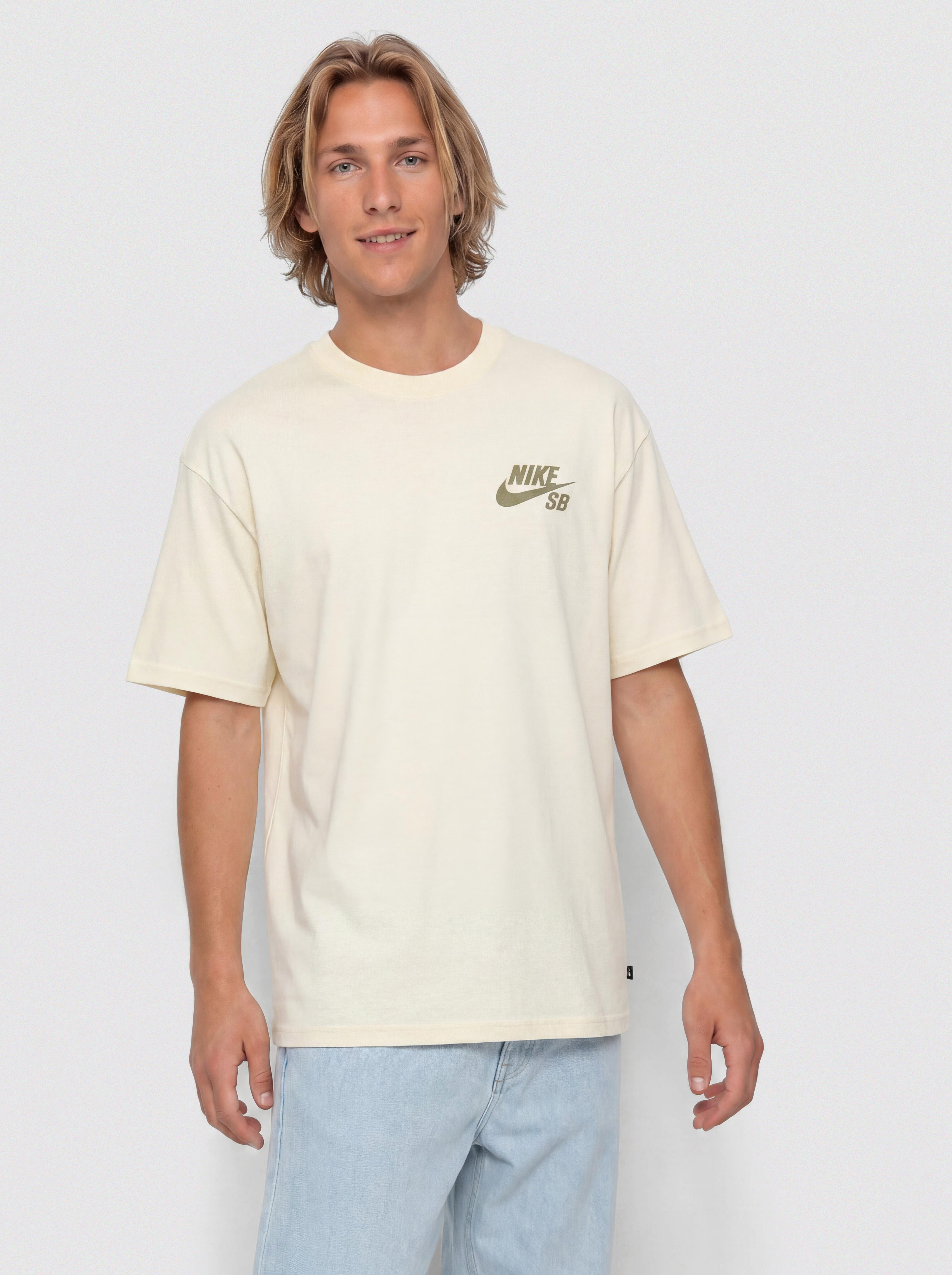 Tričko Nike SB Logo (coconut milk)