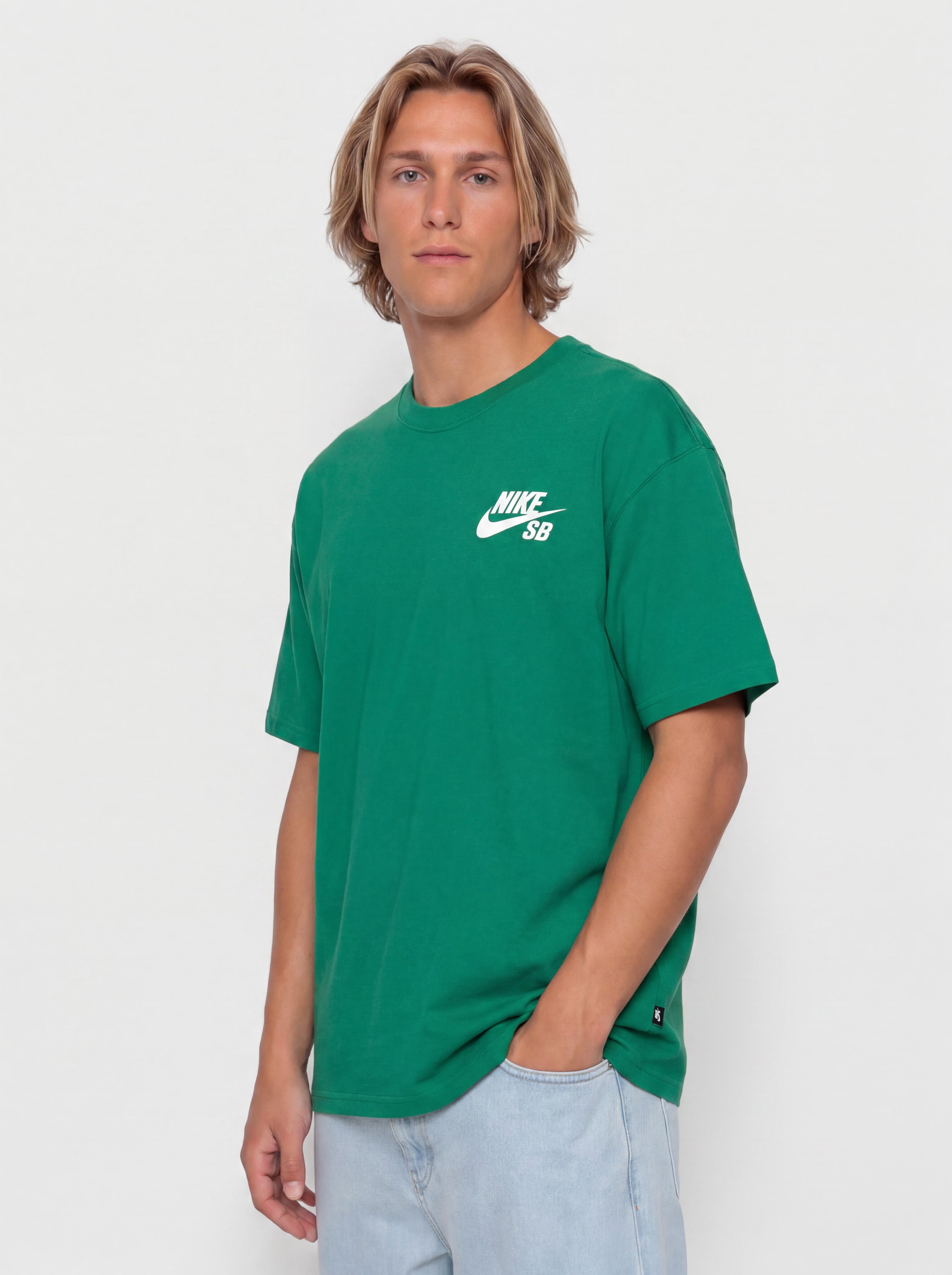 Tričko Nike SB Logo (malachite)