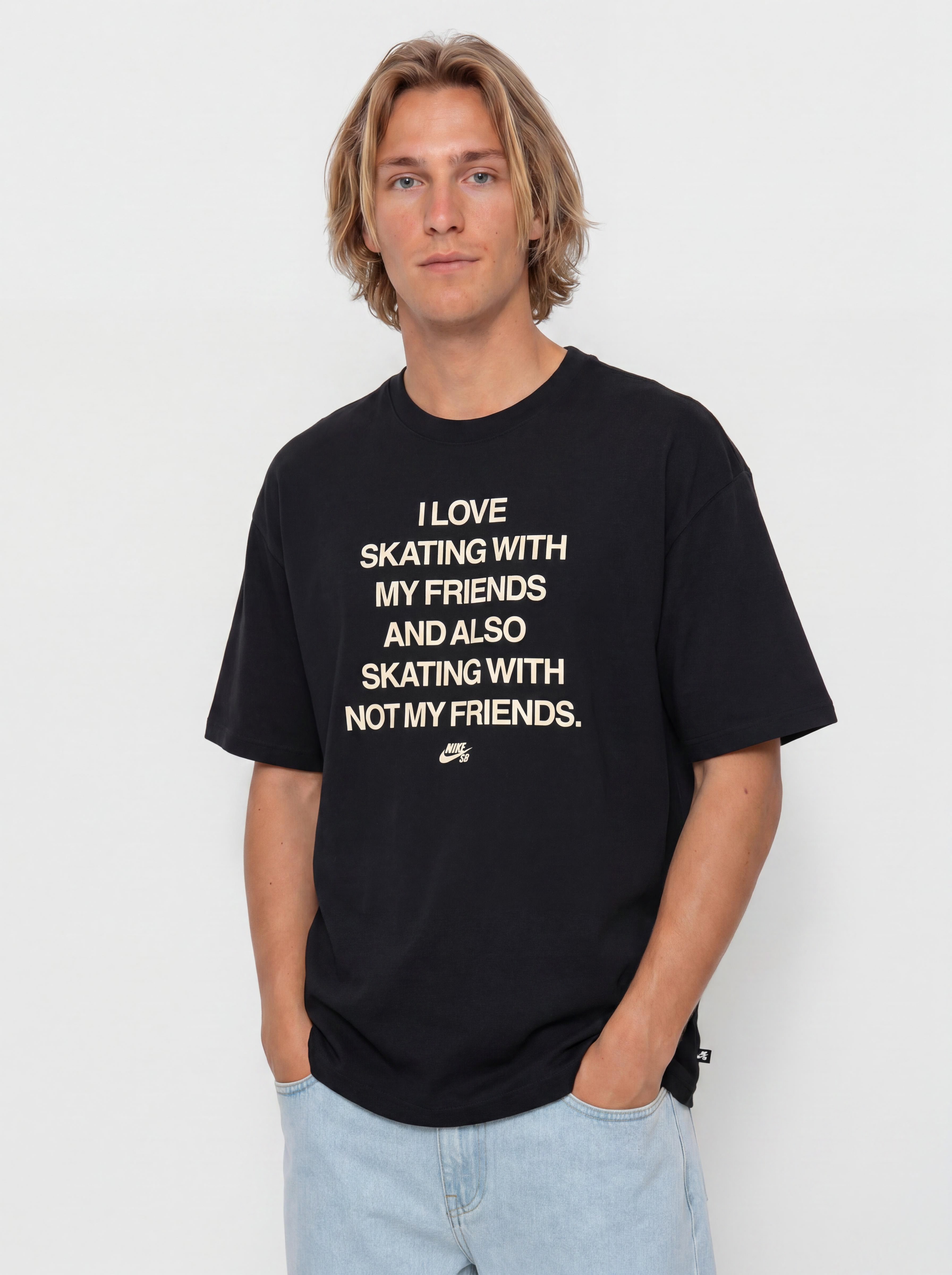 Tričko Nike SB My Friends (black)