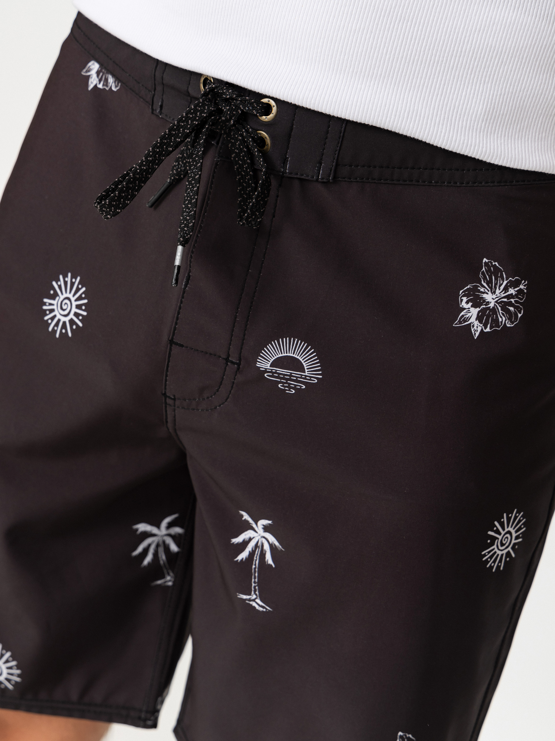 Plážové kraťasy Rip Curl Mirage Sessions (washed black)