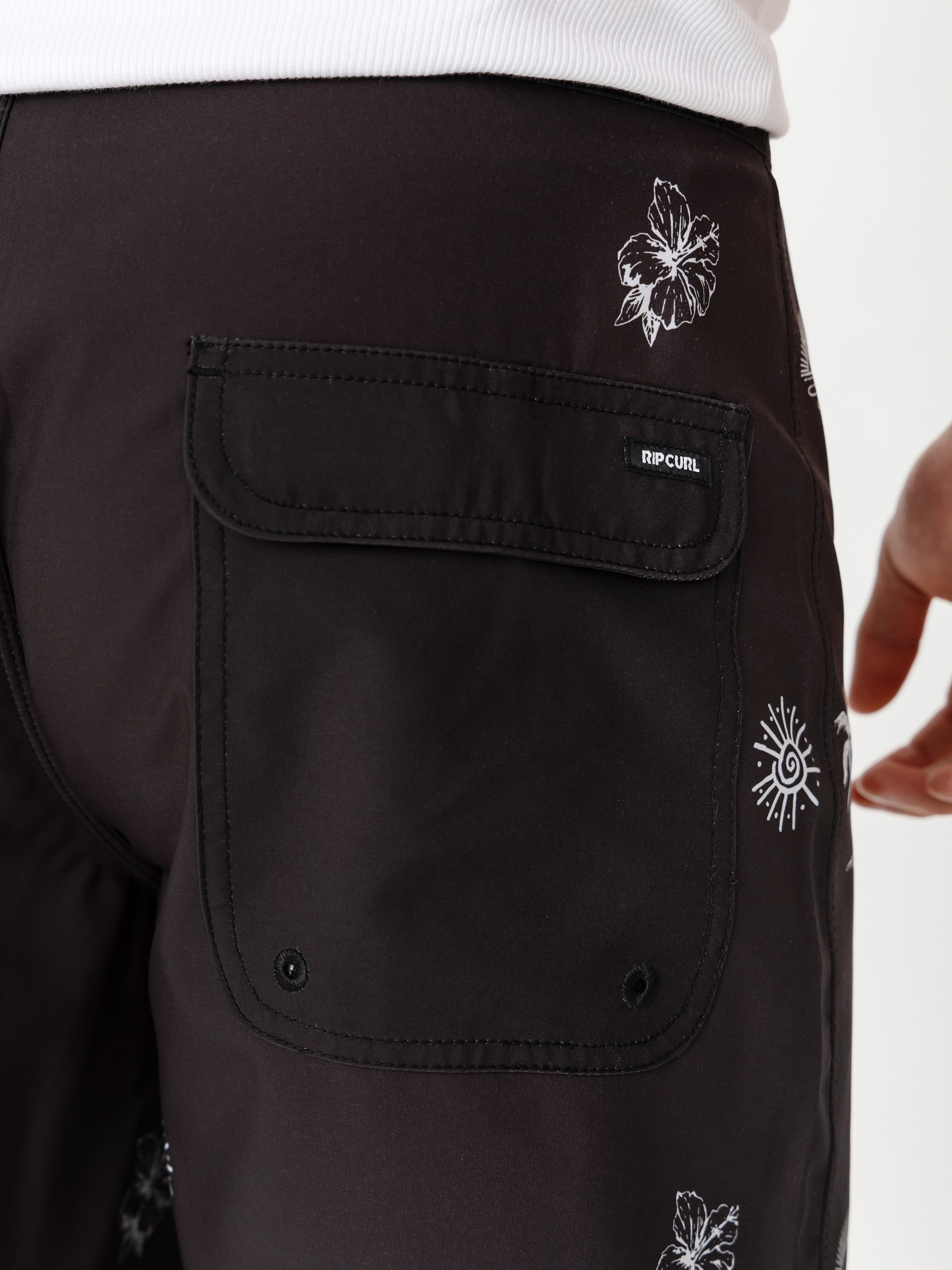 Plážové kraťasy Rip Curl Mirage Sessions (washed black)