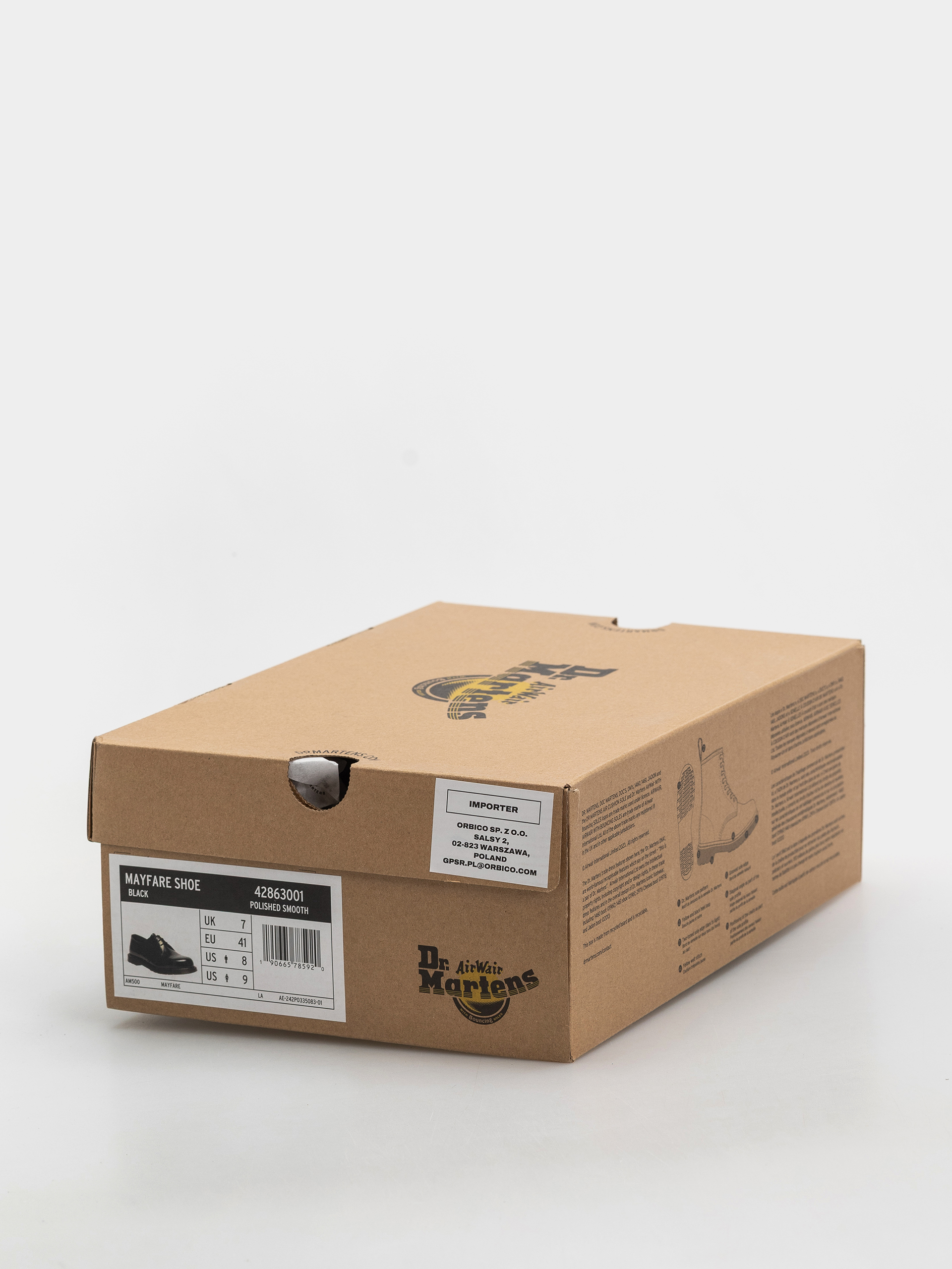 Topánky Dr. Martens Mayfare 3 Eye (black polished smooth)