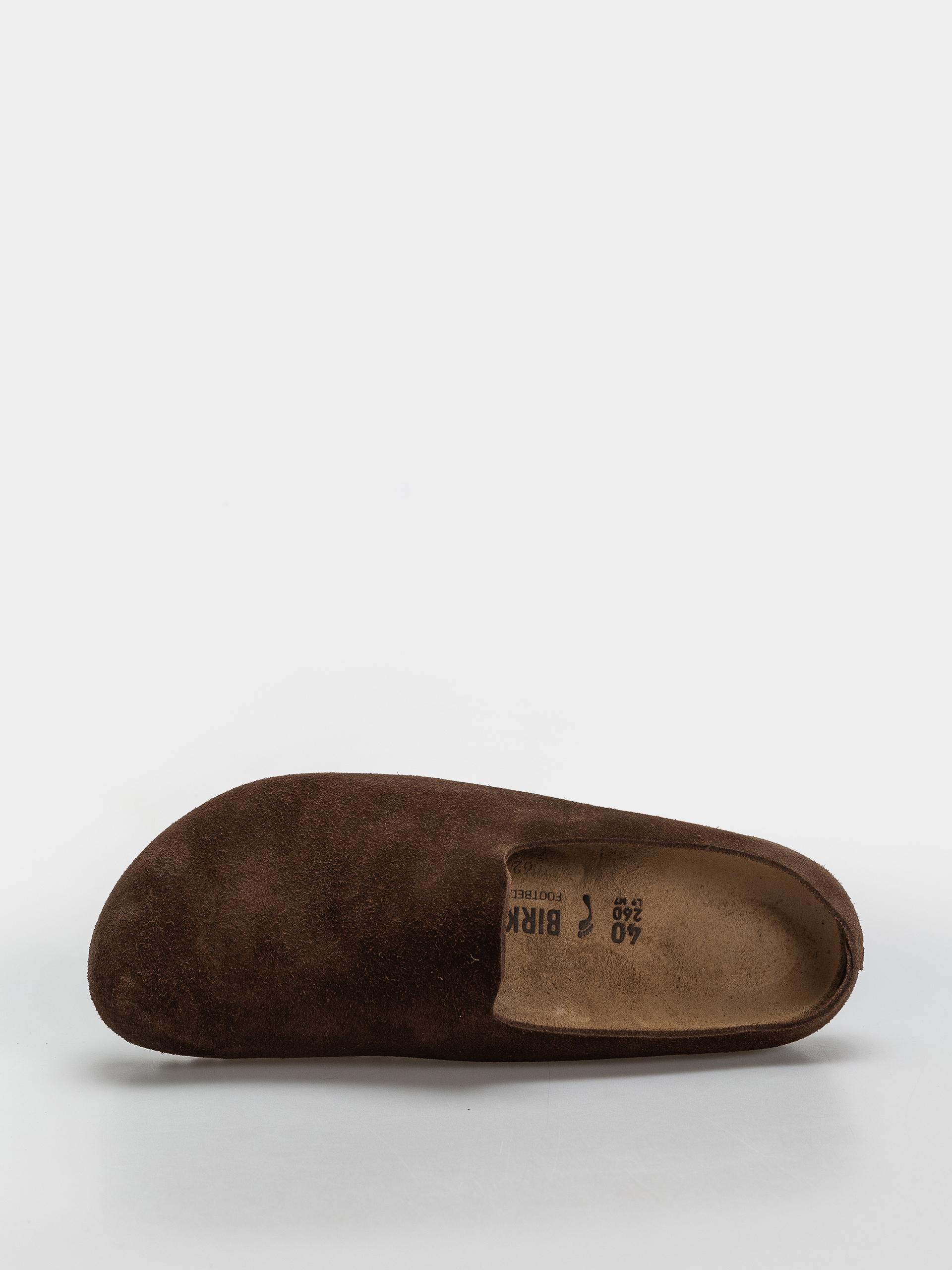 Šľapky Birkenstock Amsterdam Wrapped Suede Leather Narrow (carafe)