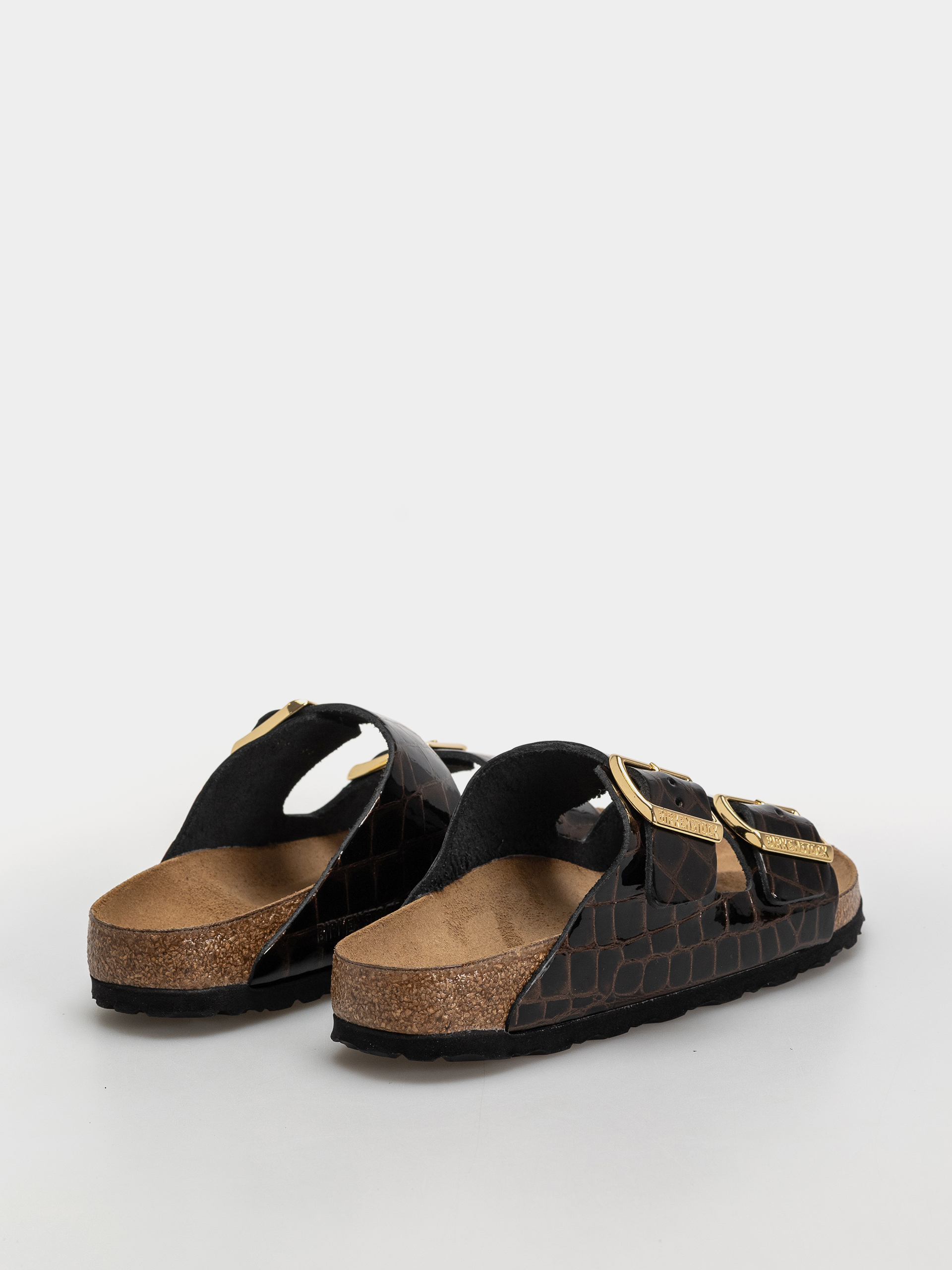 Šľapky Birkenstock Arizona Leather Narrow Wmn (emboss leather black)