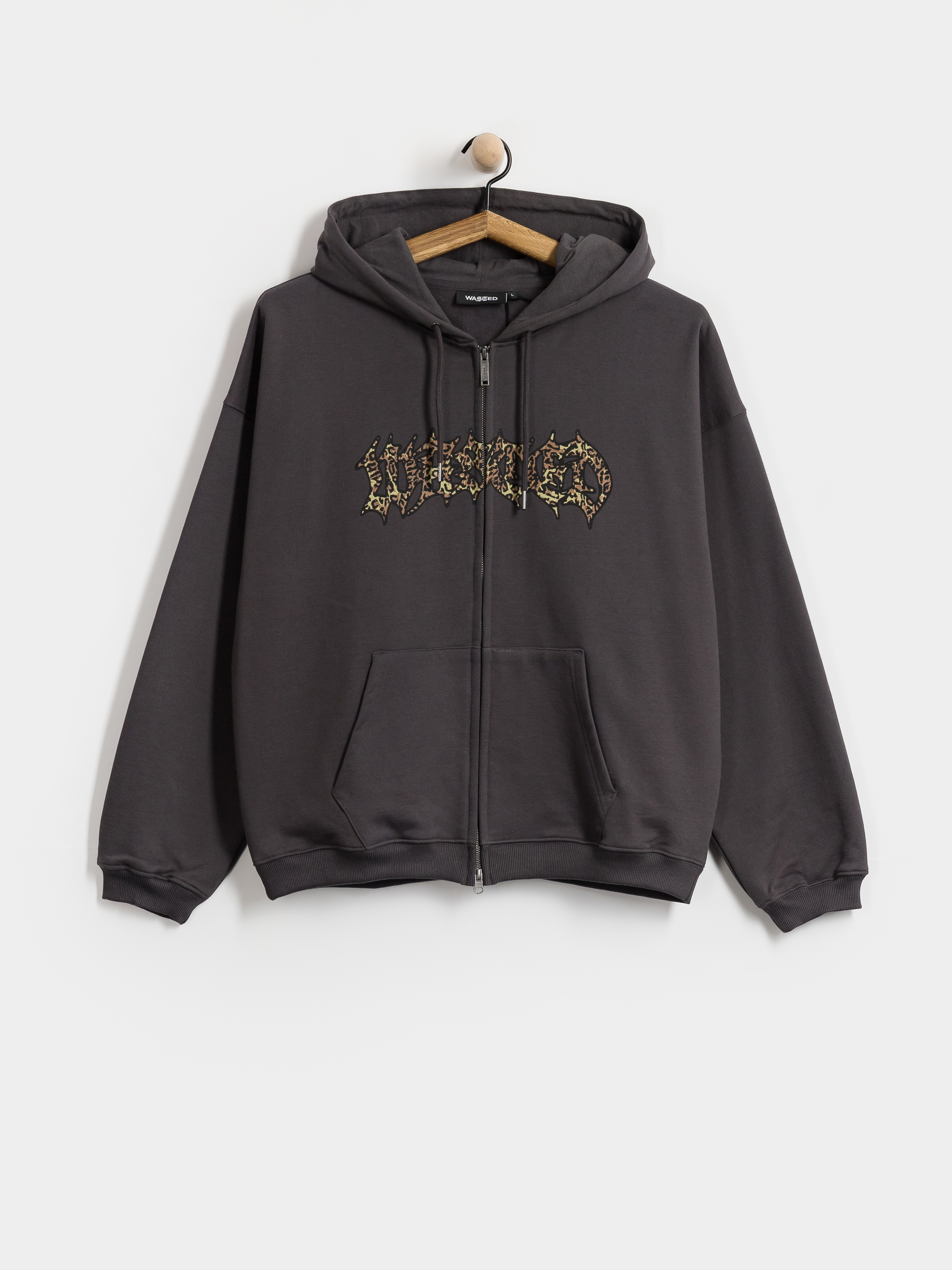 Mikina s kapucňou Wasted Paris Cheetah ZHD (old black)