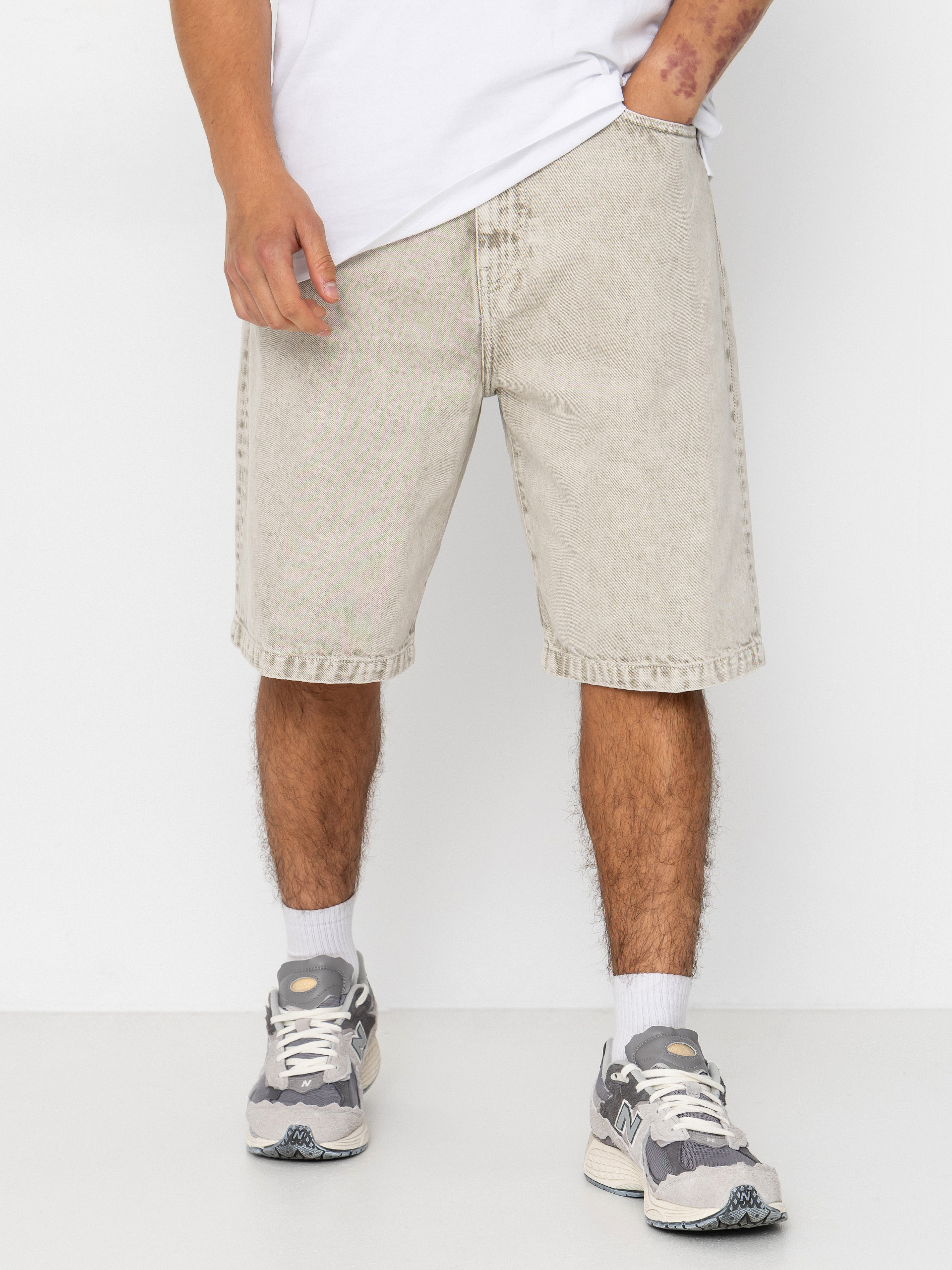 Kraťasy Carhartt WIP Landon (opuntia chalk wash)