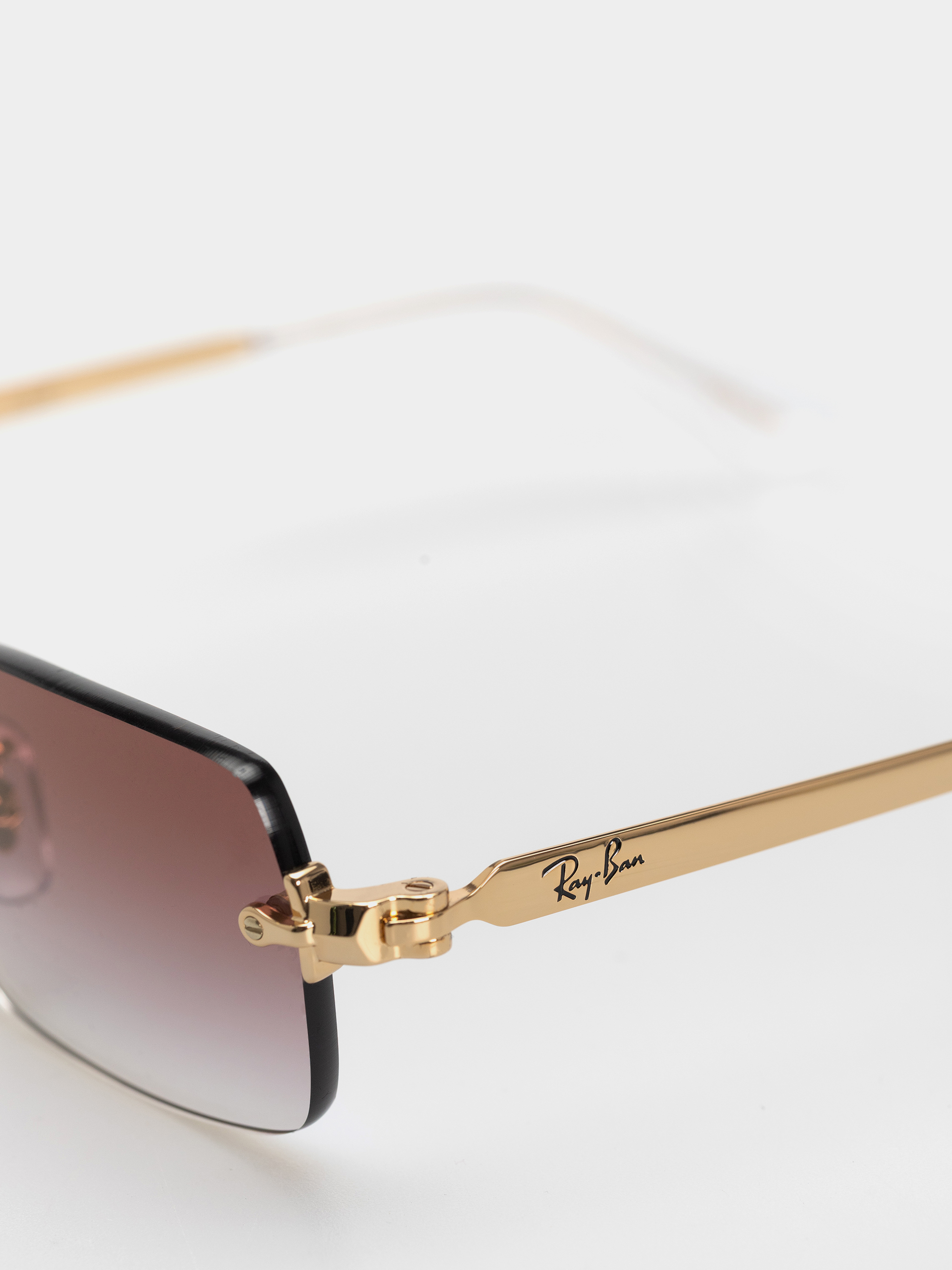 Slnečné okuliare Ray-Ban Rb3928 By A$Ap Rocky (polerowany złoto arista/przezroczysty ciemnopurpurowy gradalny)