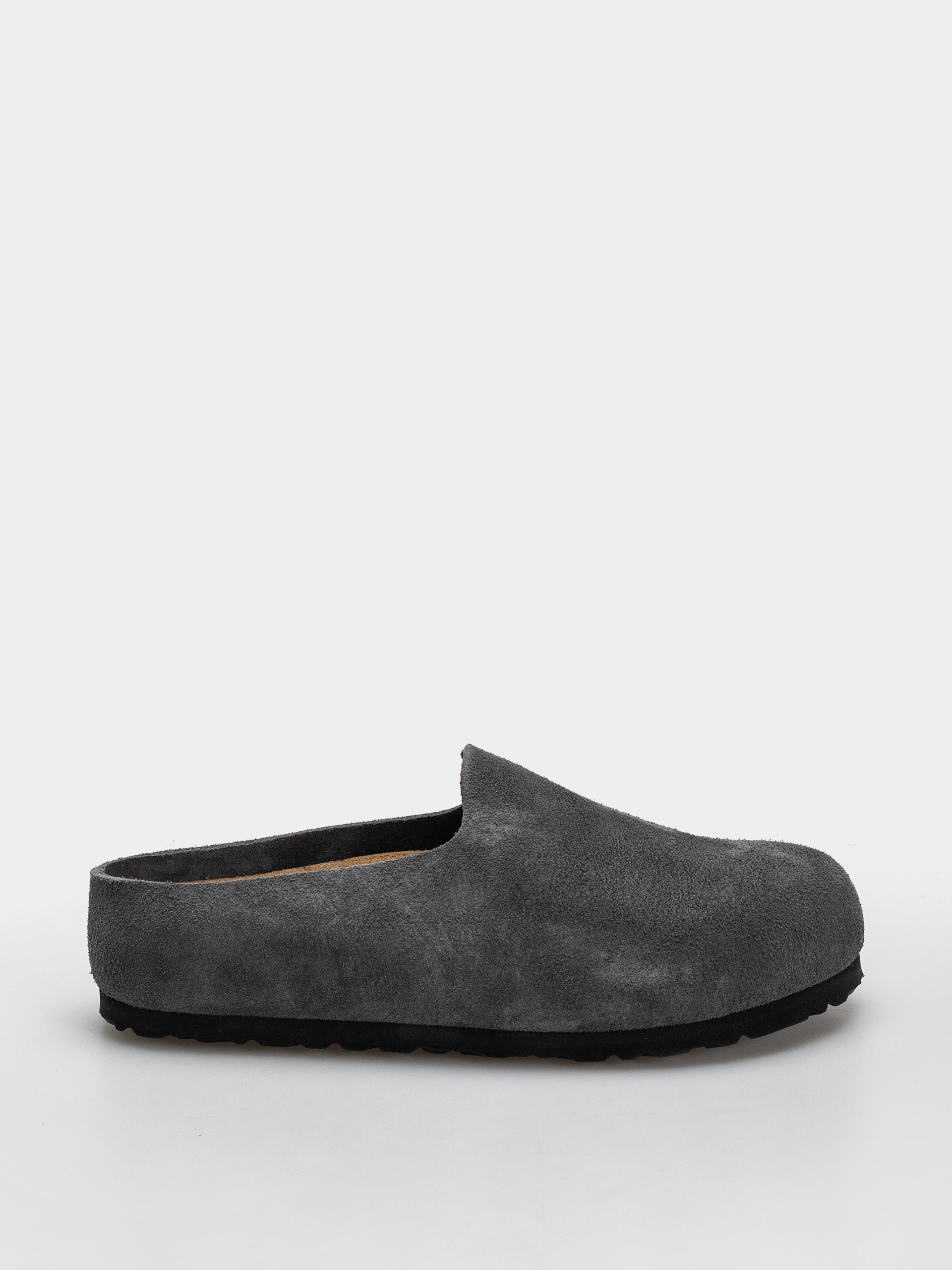 Šľapky Birkenstock Amsterdam Wrapped Suede Leather Narrow (charcoal)