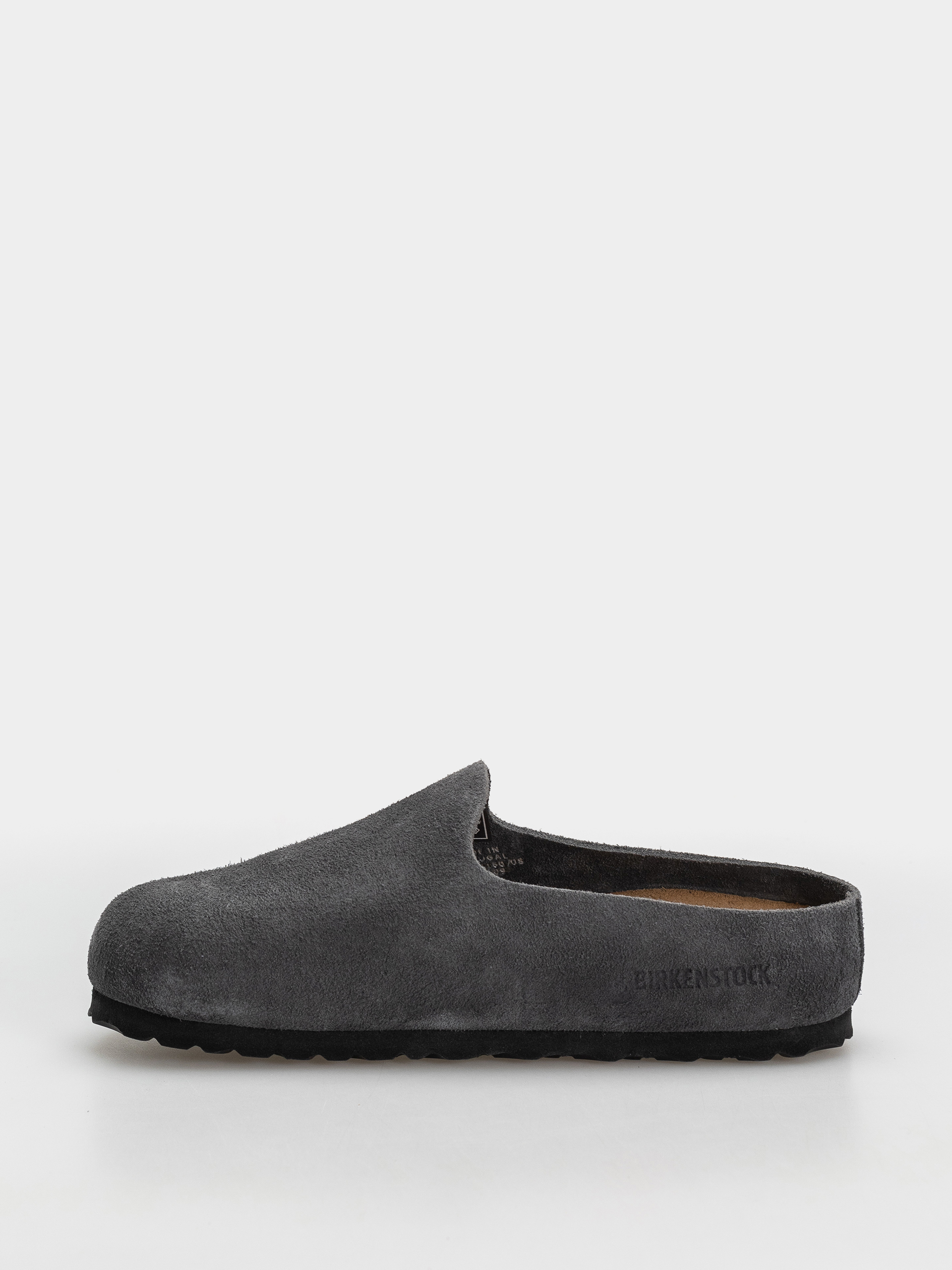 Šľapky Birkenstock Amsterdam Wrapped Suede Leather Narrow (charcoal)